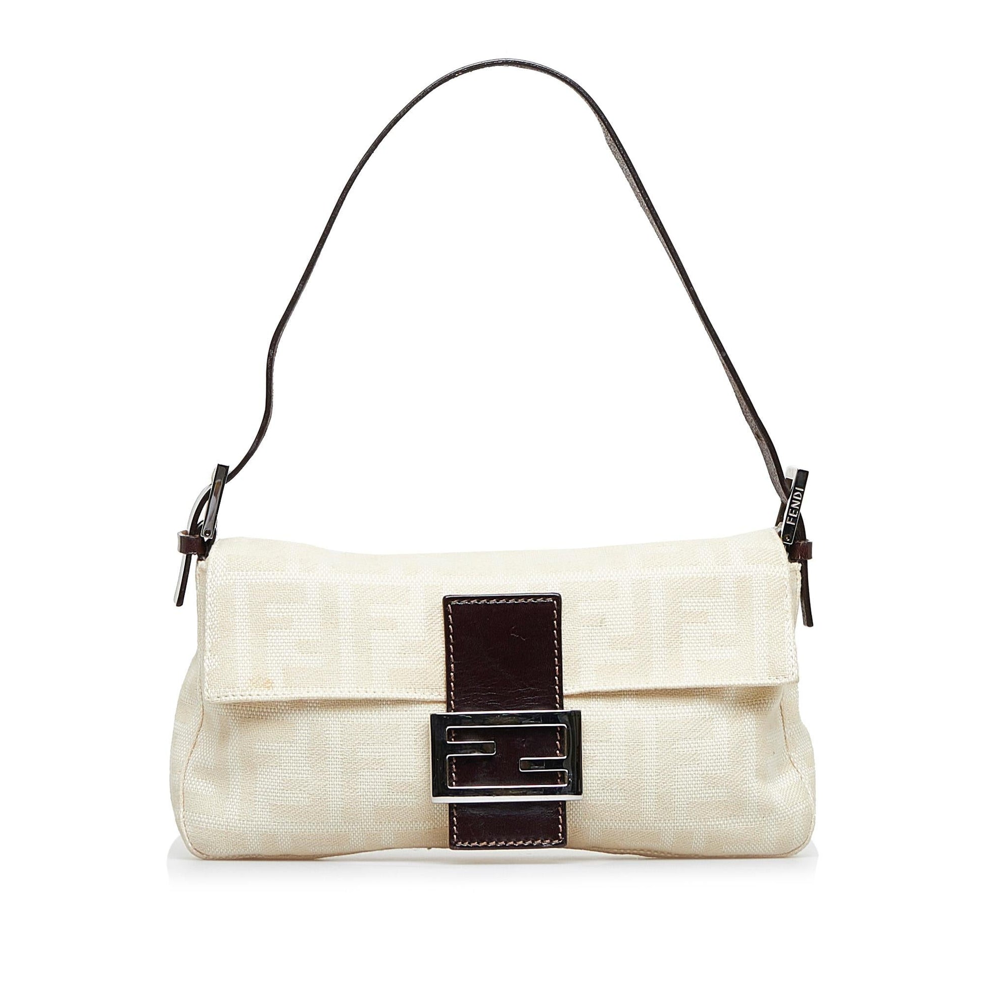Fendi Zucca Baguette Shg Wgks1P Handbag Shoulder Bag