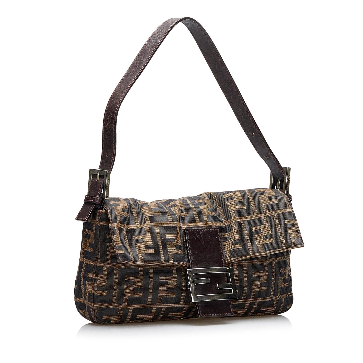 Fendi Zucca Baguette Shg Rszijv Handbag Shoulder Bag