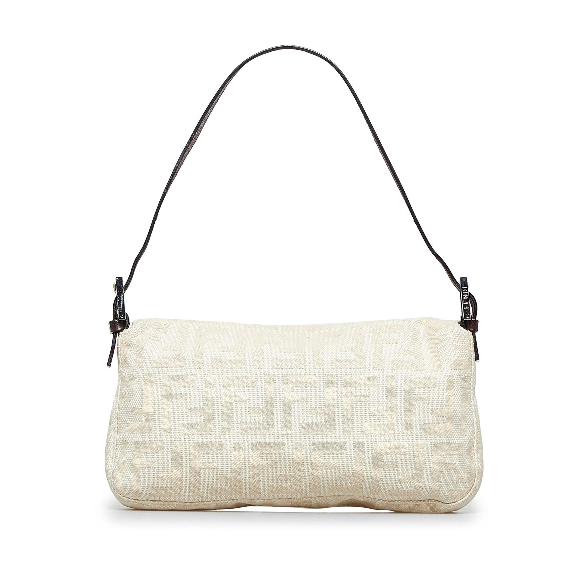 Fendi Zucca Baguette Shg Fi4Wbn Handbag Shoulder Bag
