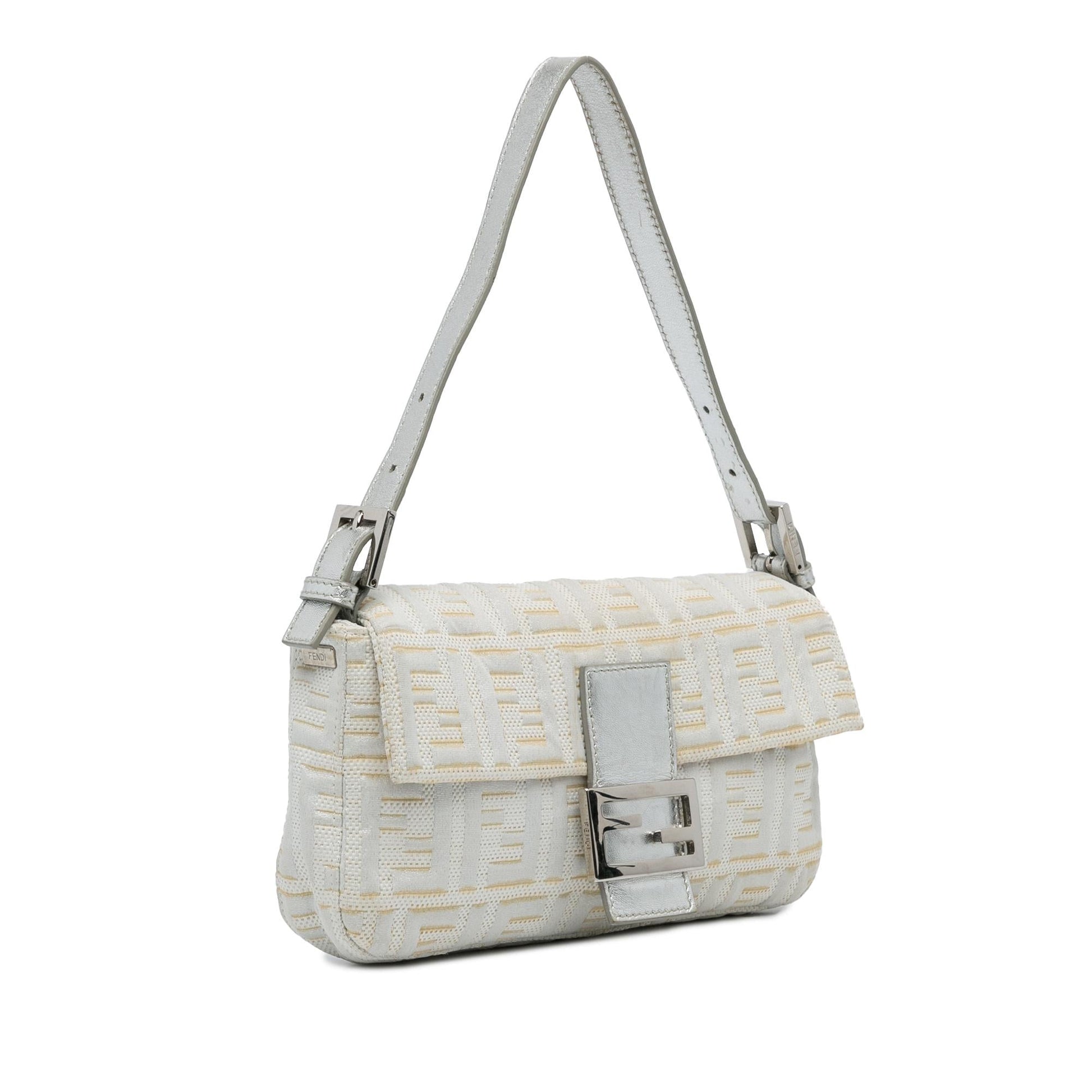 Fendi Zucca Baguette Shg Iickpm Handbag Shoulder Bag