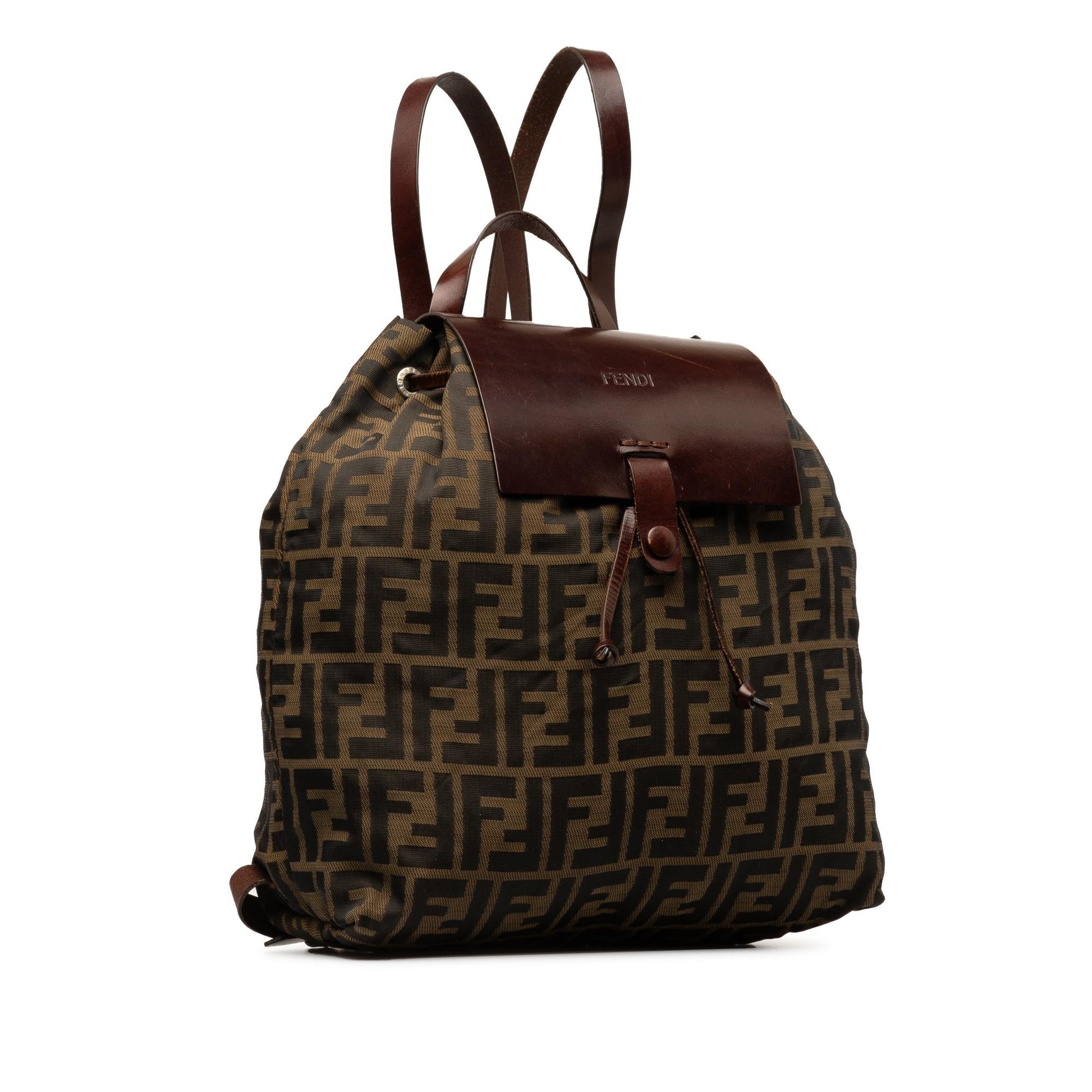 Fendi Zucca Backpack Shg E7Xsce Canvas