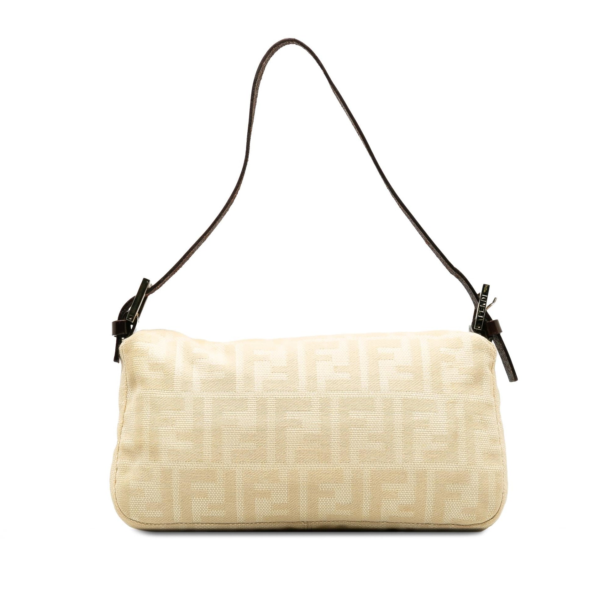 Fendi Zucca Baguette Shg Mbkpsc Shoulder Bag Canvas
