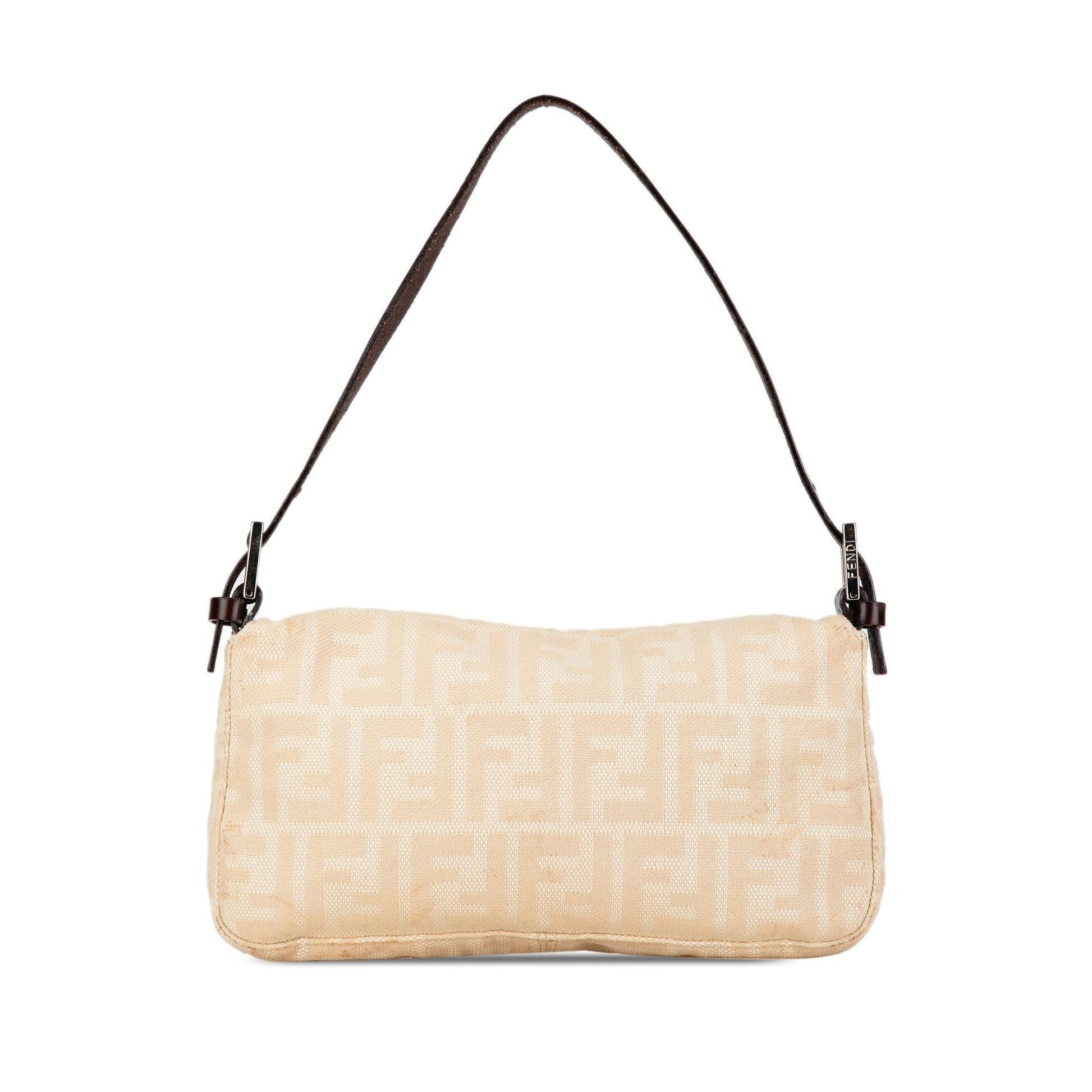 Fendi Zucca Baguette Shg Nt8Zqs Shoulder Bag Canvas