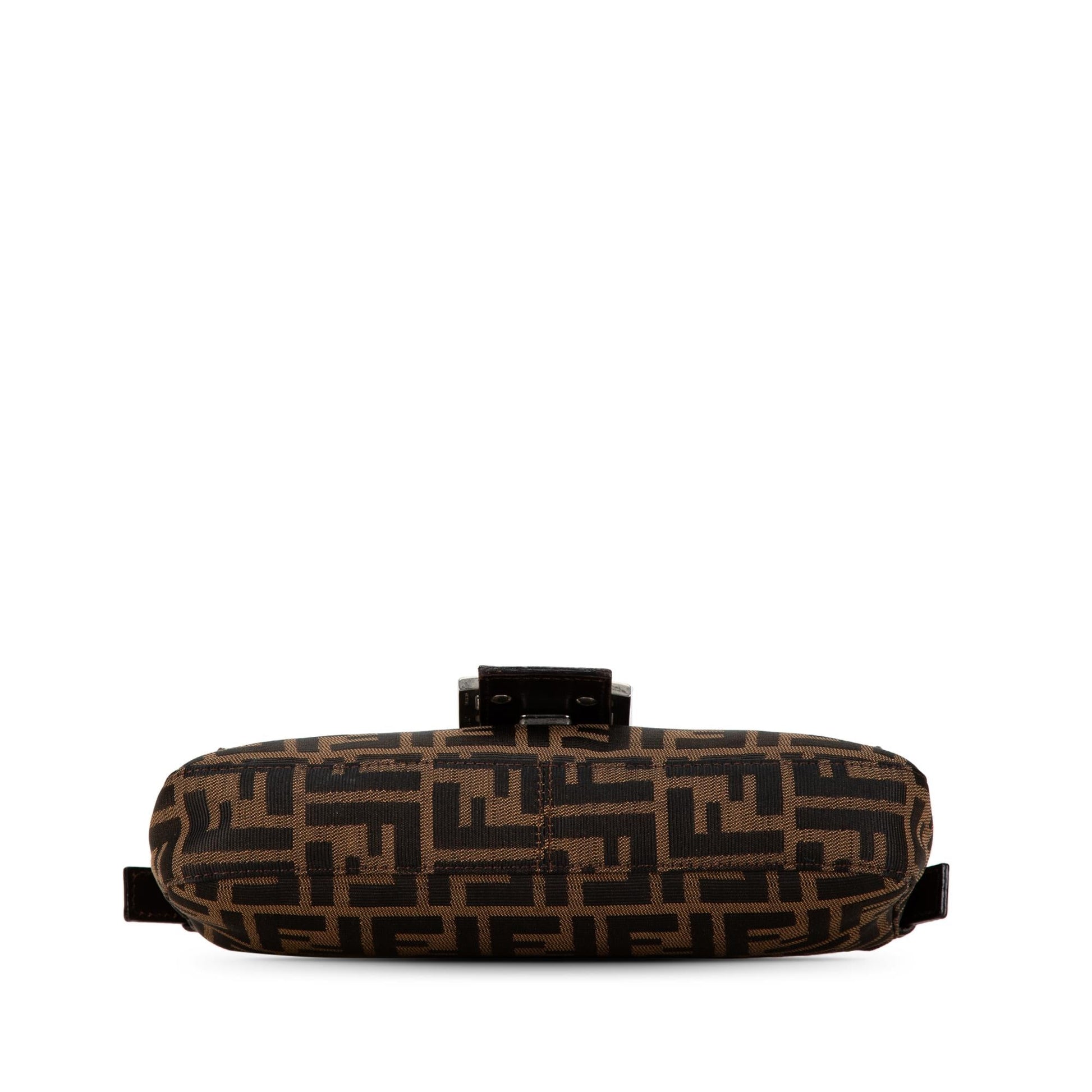 Fendi Zucca Baguette Shg L0Ezkn Shoulder Bag Canvas