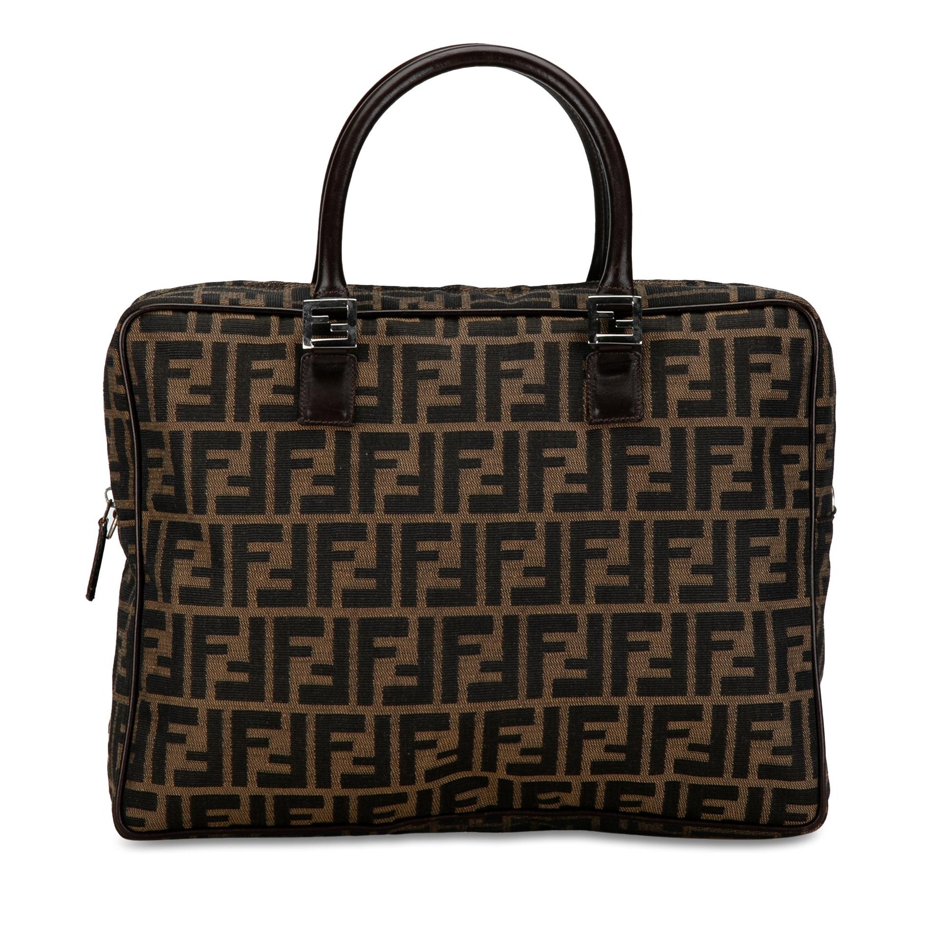 Fendi Zucca Business Bag Shg Zftp7M Canvas Tote Bag