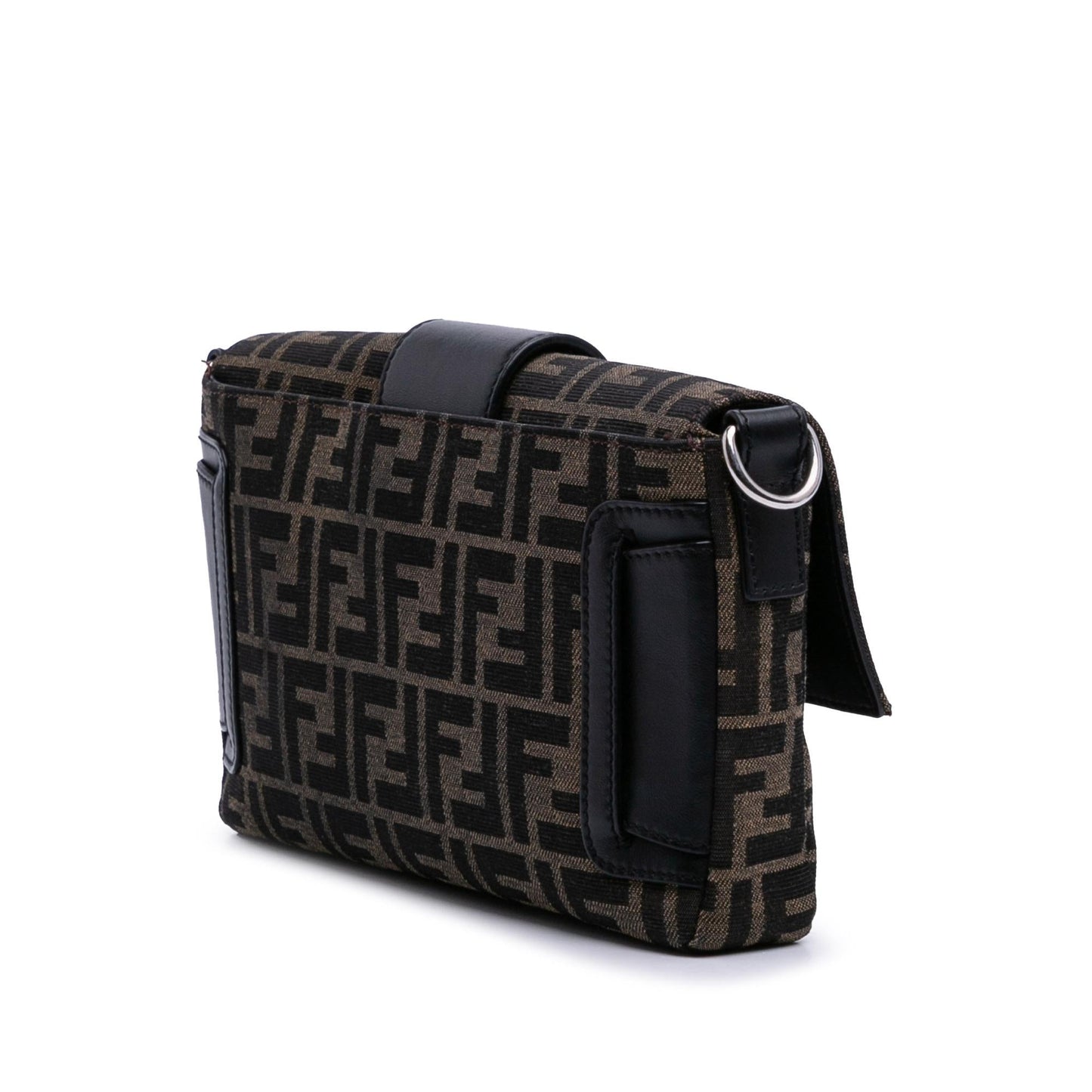 Fendi Zucca Convertible Baguette Satchel Canvas Satchel Bag Baguette Satchel 4