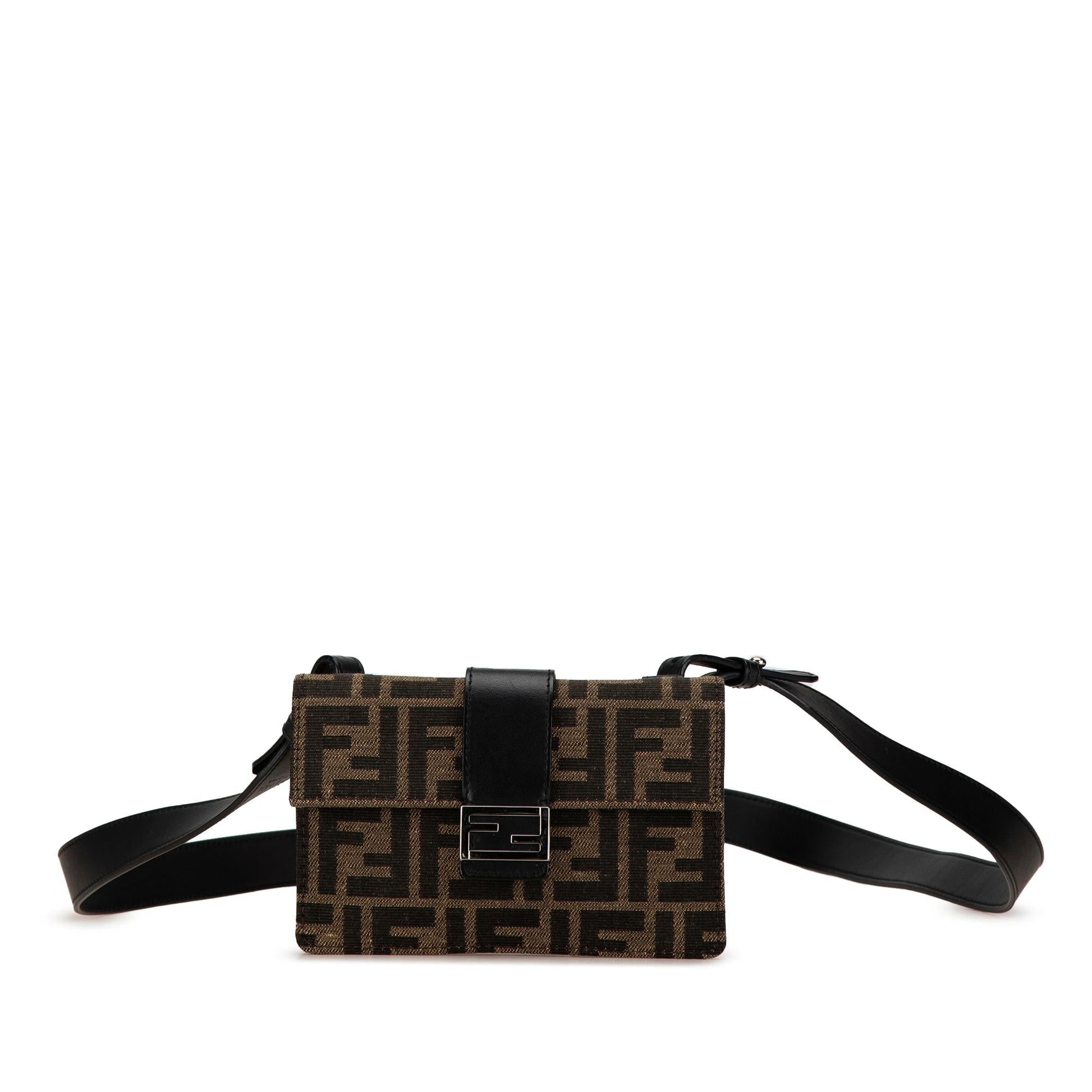 Fendi Zucca Convertible Belt Bag Shg Jfwzlt Canvas