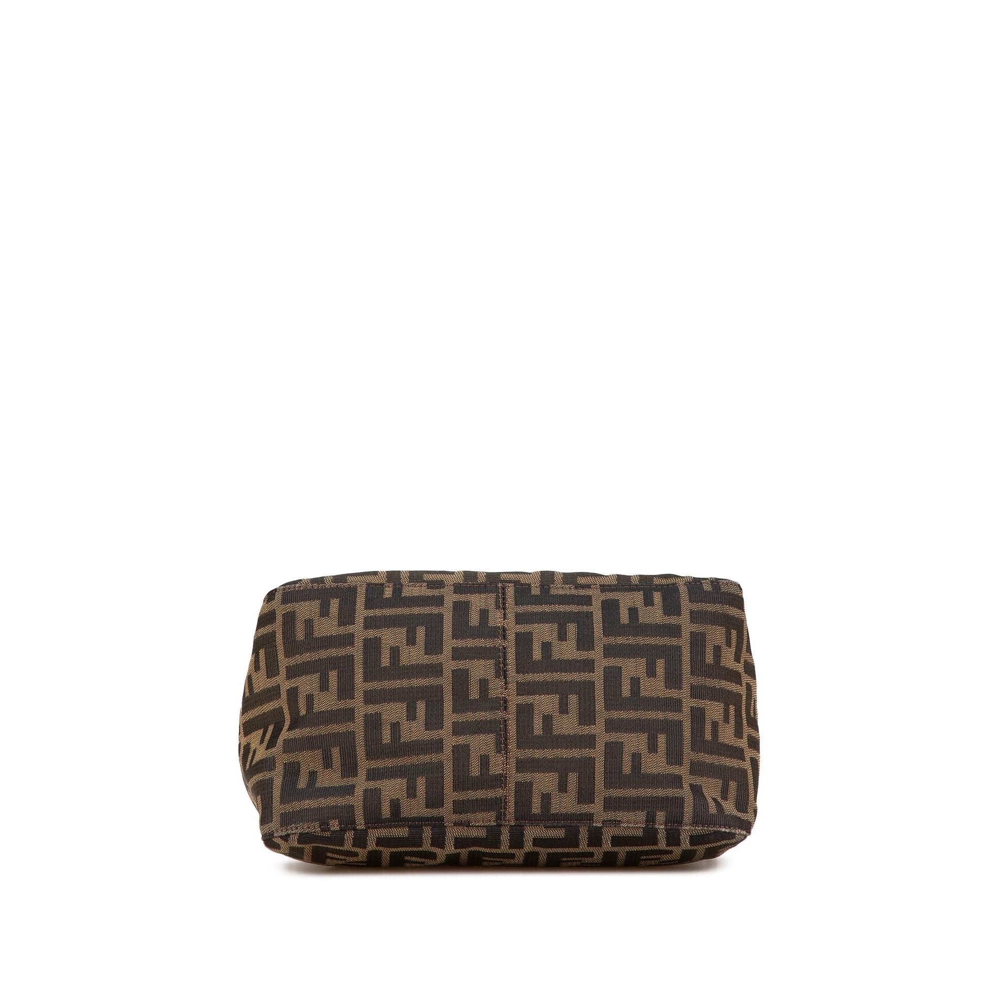Fendi Zucca Double Mamma Shg Ioclrq Shoulder Bag Canvas Flap