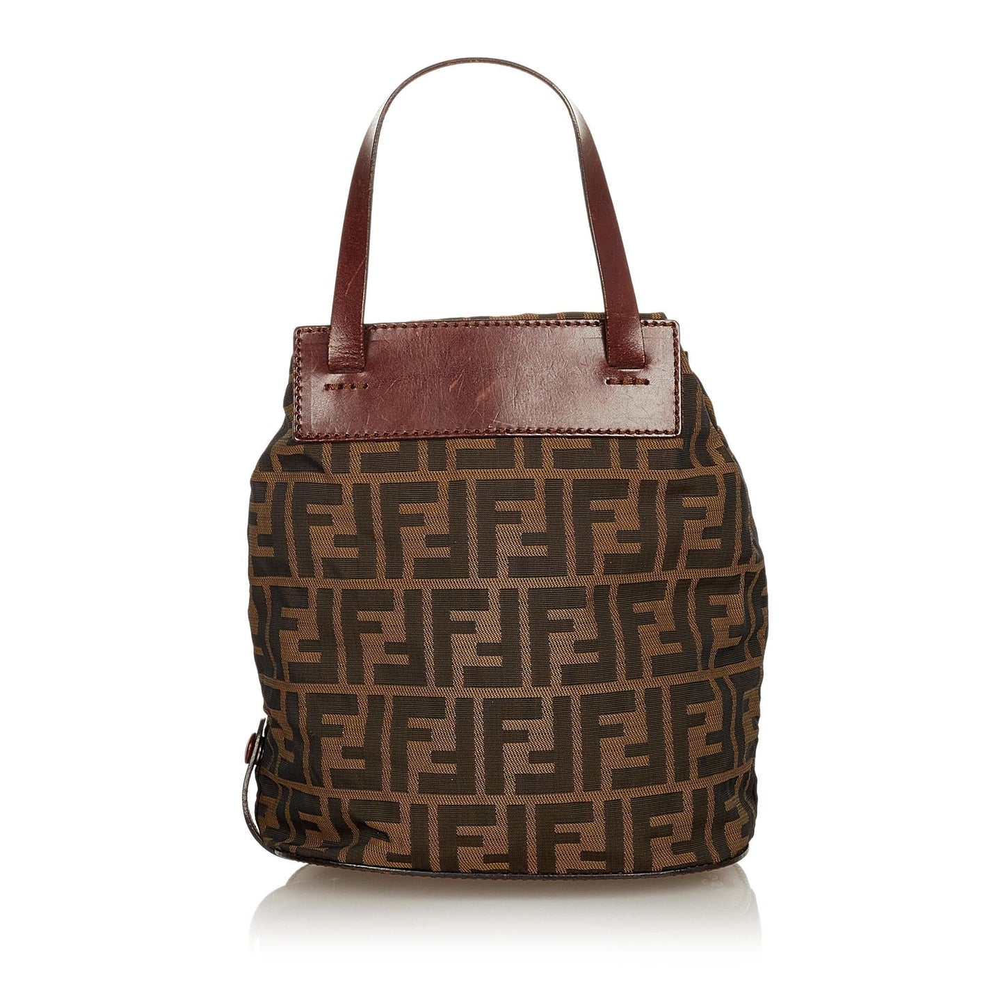 Fendi Zucca Handbag Shg Canvas Satchel Bag Handbag Shg 26293
