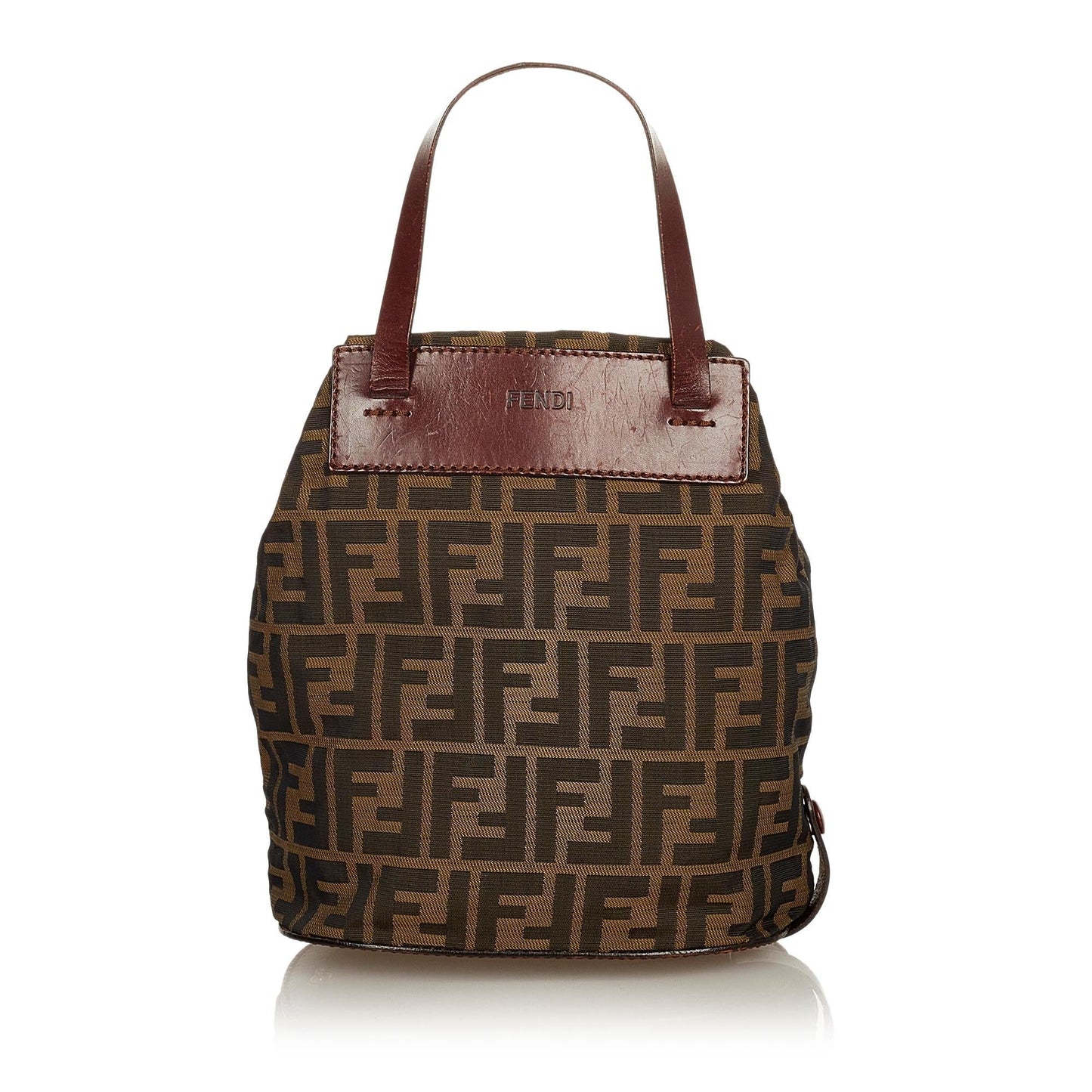 Fendi Zucca Handbag Shg Canvas Satchel Bag Handbag Shg 26293