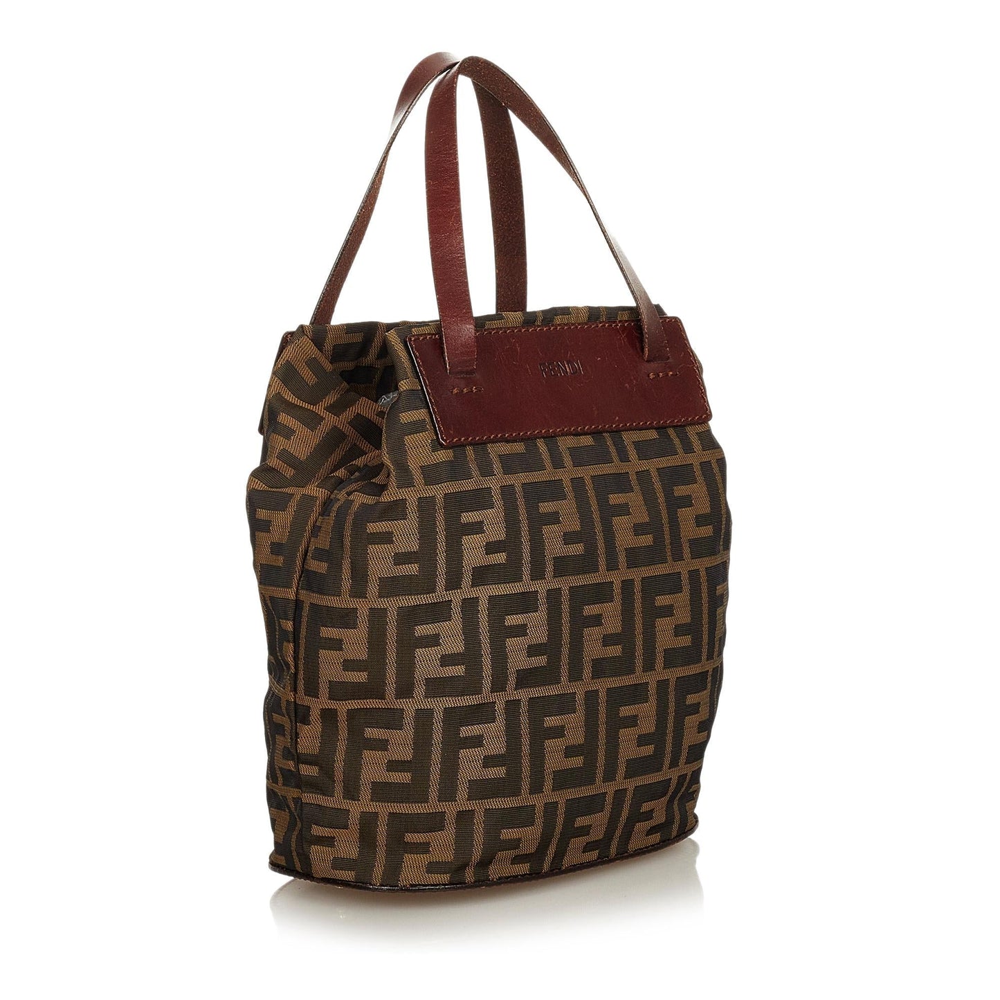 Fendi Zucca Handbag Shg Canvas Satchel Bag Handbag Shg 26293