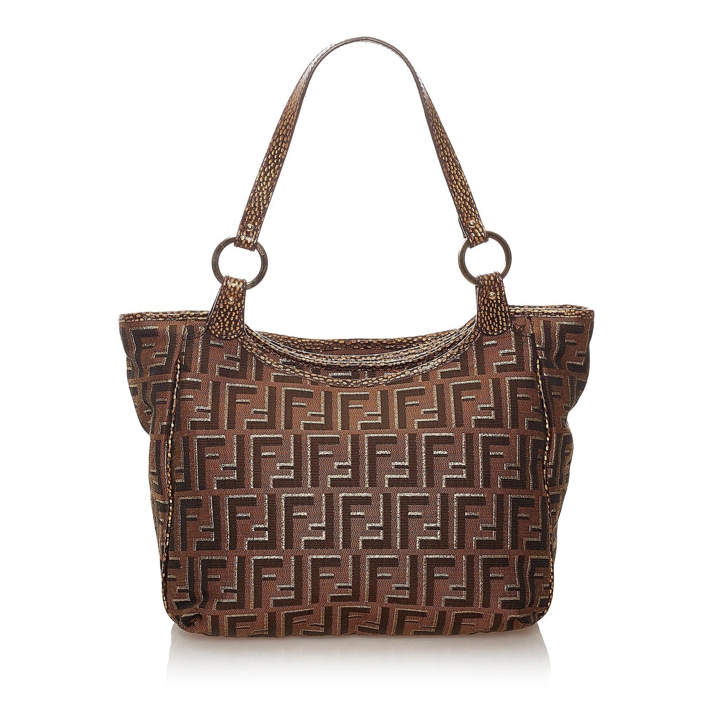 Fendi Zucca Handbag Shg Canvas Satchel Bag Handbag Shg 27465