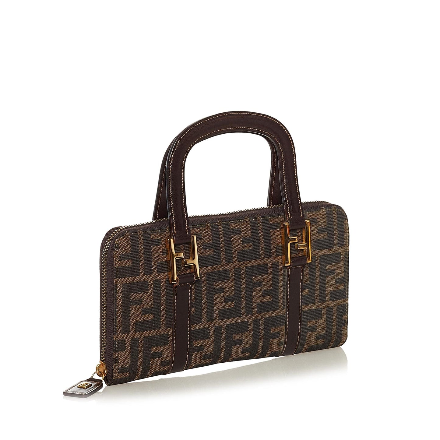 Fendi Zucca Handbag Shg Canvas Satchel Bag Handbag Shg 34608