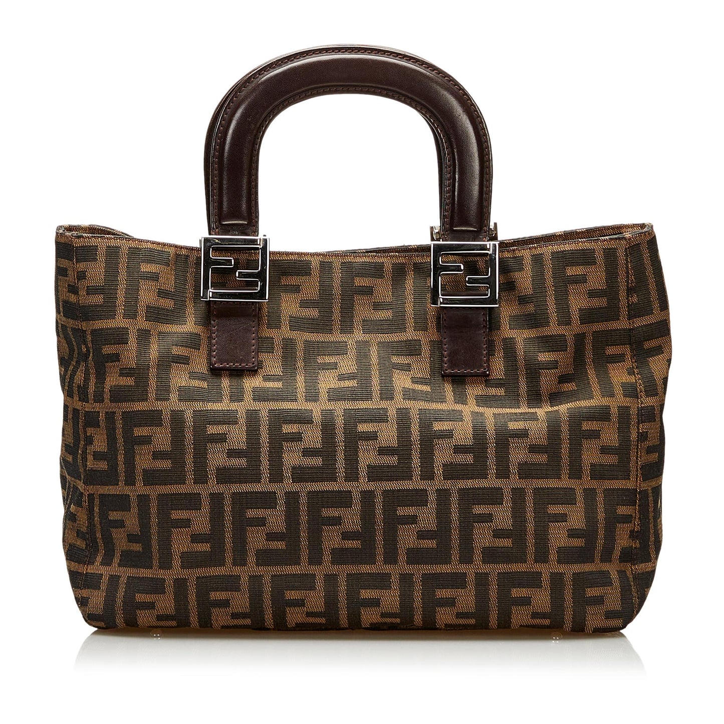 Fendi Zucca Handbag Shg Canvas Satchel Bag Handbag Shg 35839