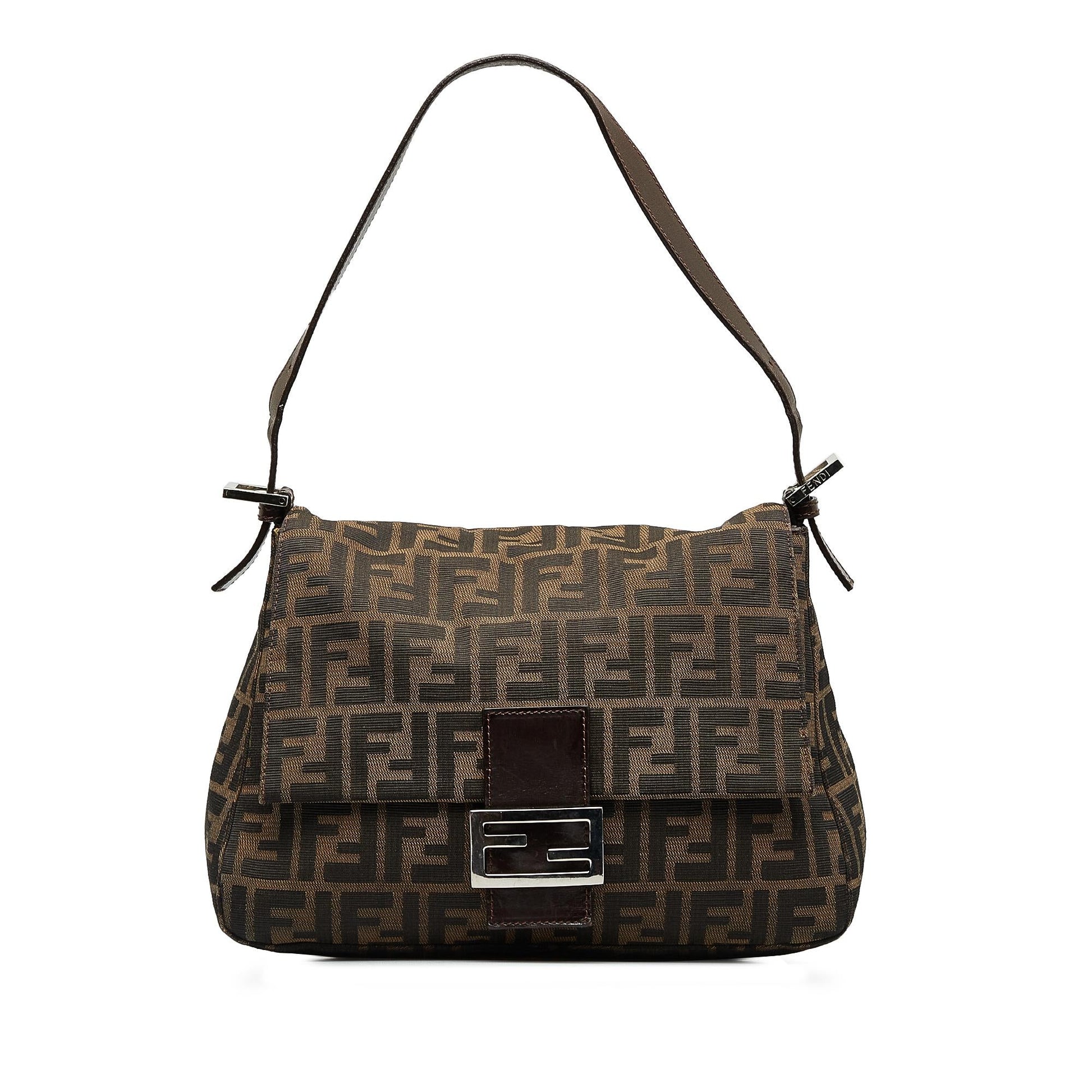 Fendi Zucca Mamma Forever Shg 2F4Urd Shoulder Bag Canvas
