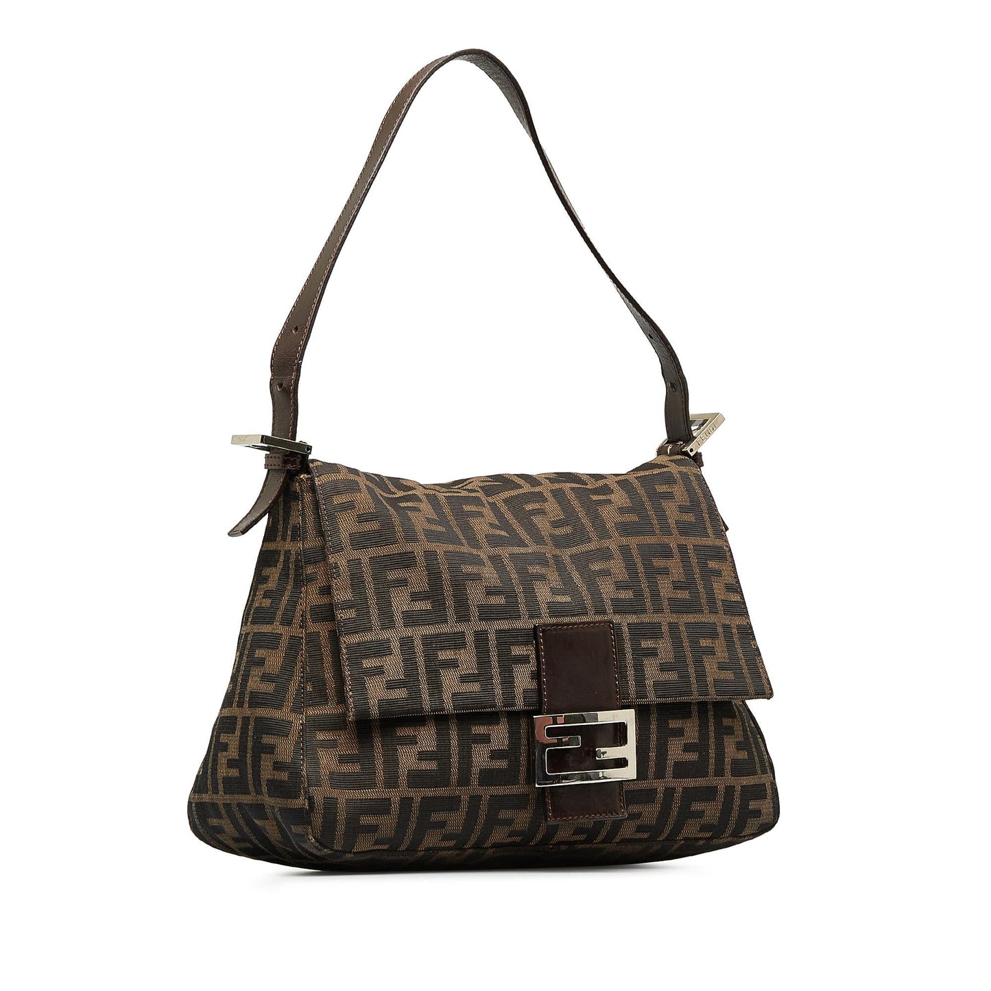 Fendi Zucca Mamma Forever Shg 2F4Urd Shoulder Bag Canvas