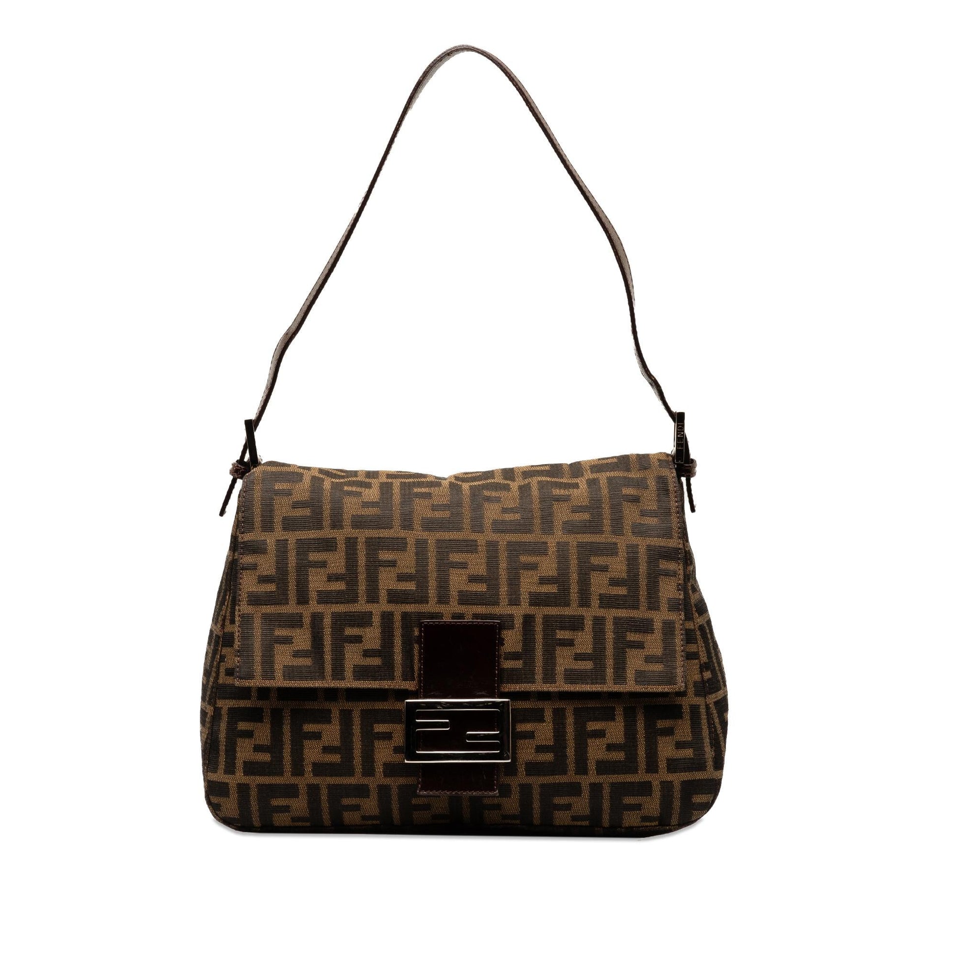 Fendi Zucca Mamma Forever Shg Yolaiv Shoulder Bag Canvas