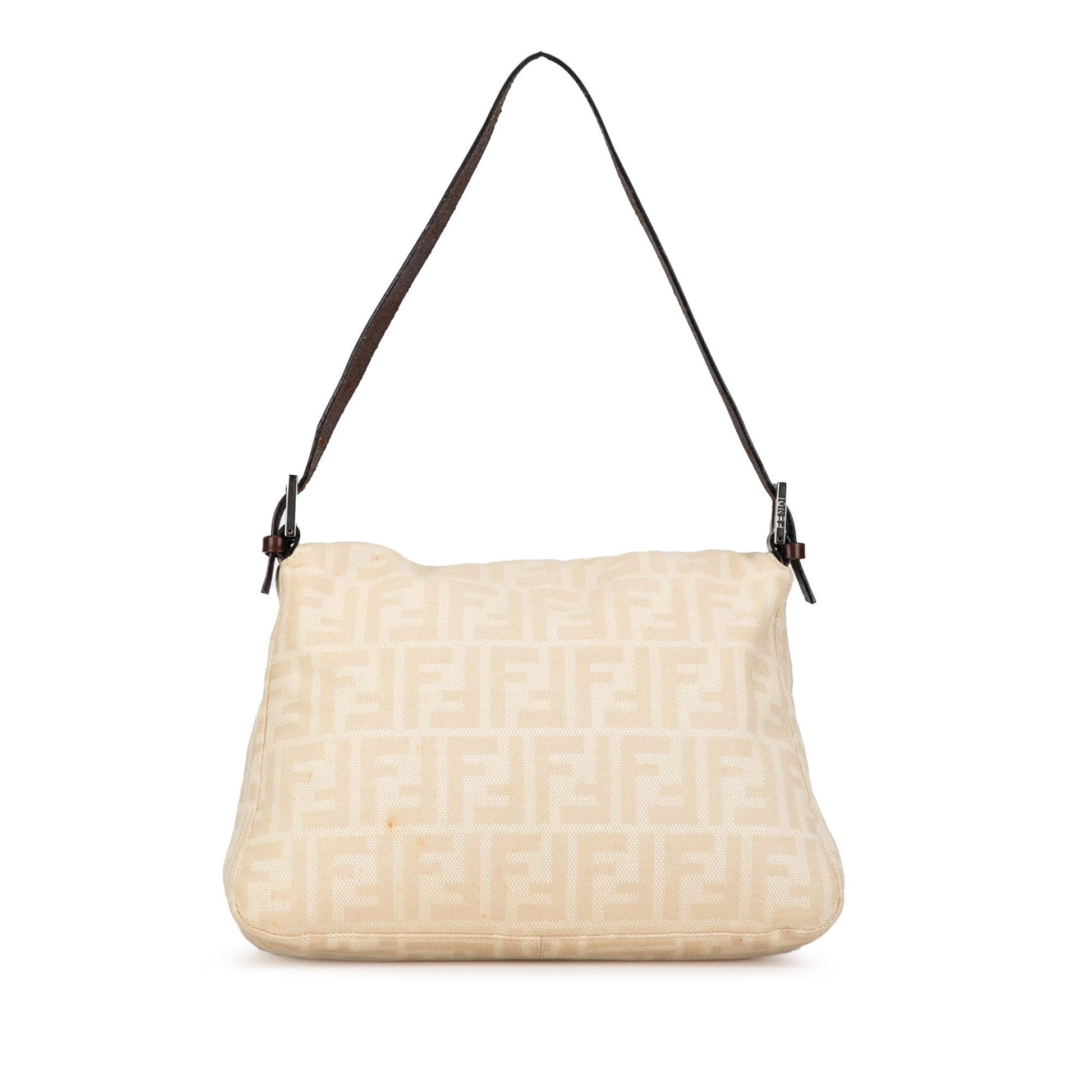 Fendi Zucca Mamma Forever Shg Shoulder Bag Canvas