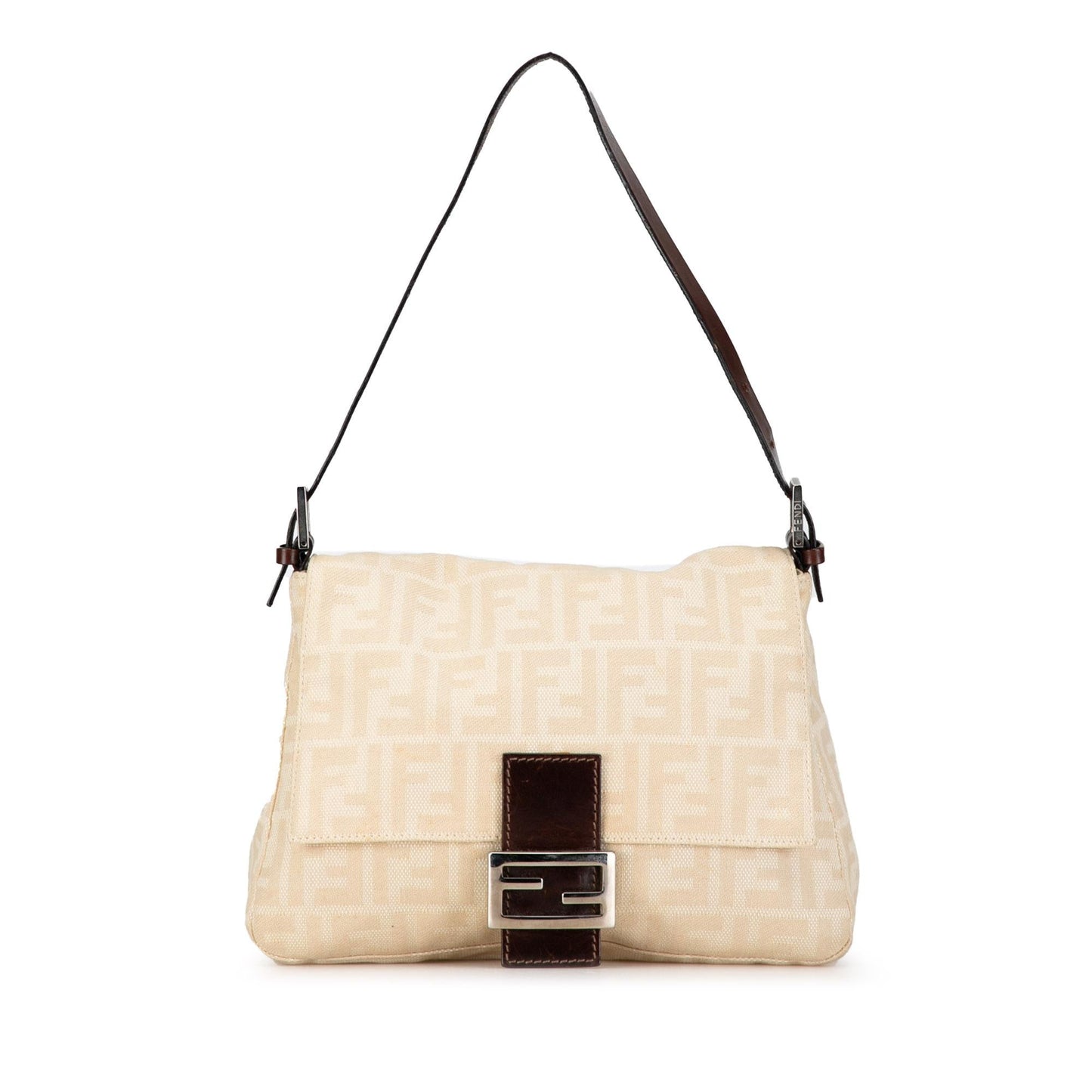 Fendi Zucca Mamma Forever Shg Shoulder Bag Canvas