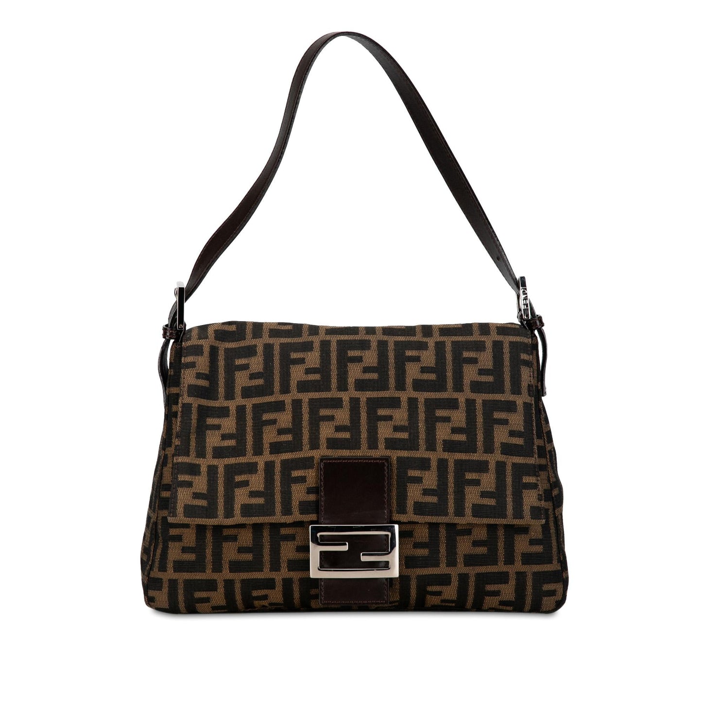 Fendi Zucca Mamma Forever Shg Ufwutd Shoulder Bag Canvas