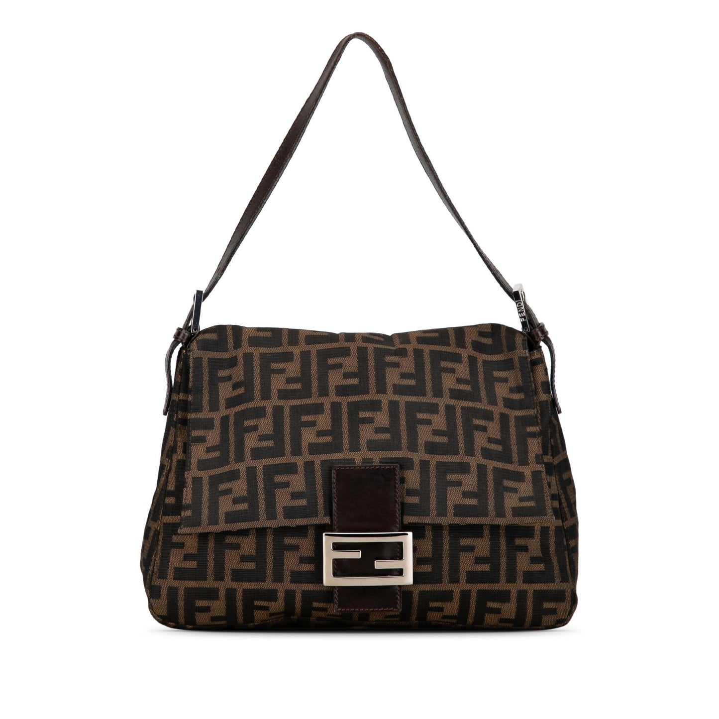 Fendi Zucca Mamma Forever Shg Wf6Hib Shoulder Bag Canvas