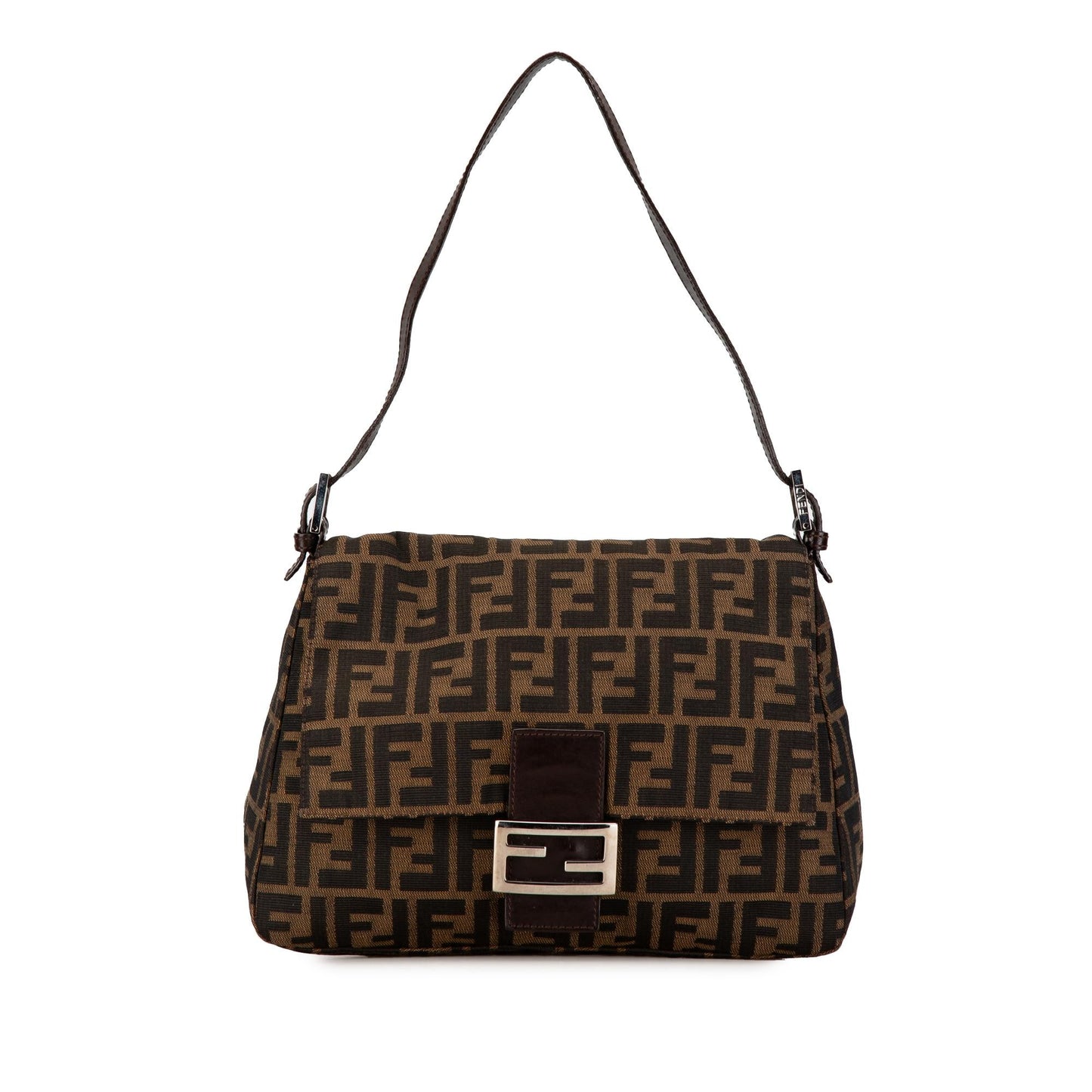 Fendi Zucca Mamma Forever Shg Tbng7M Shoulder Bag Canvas