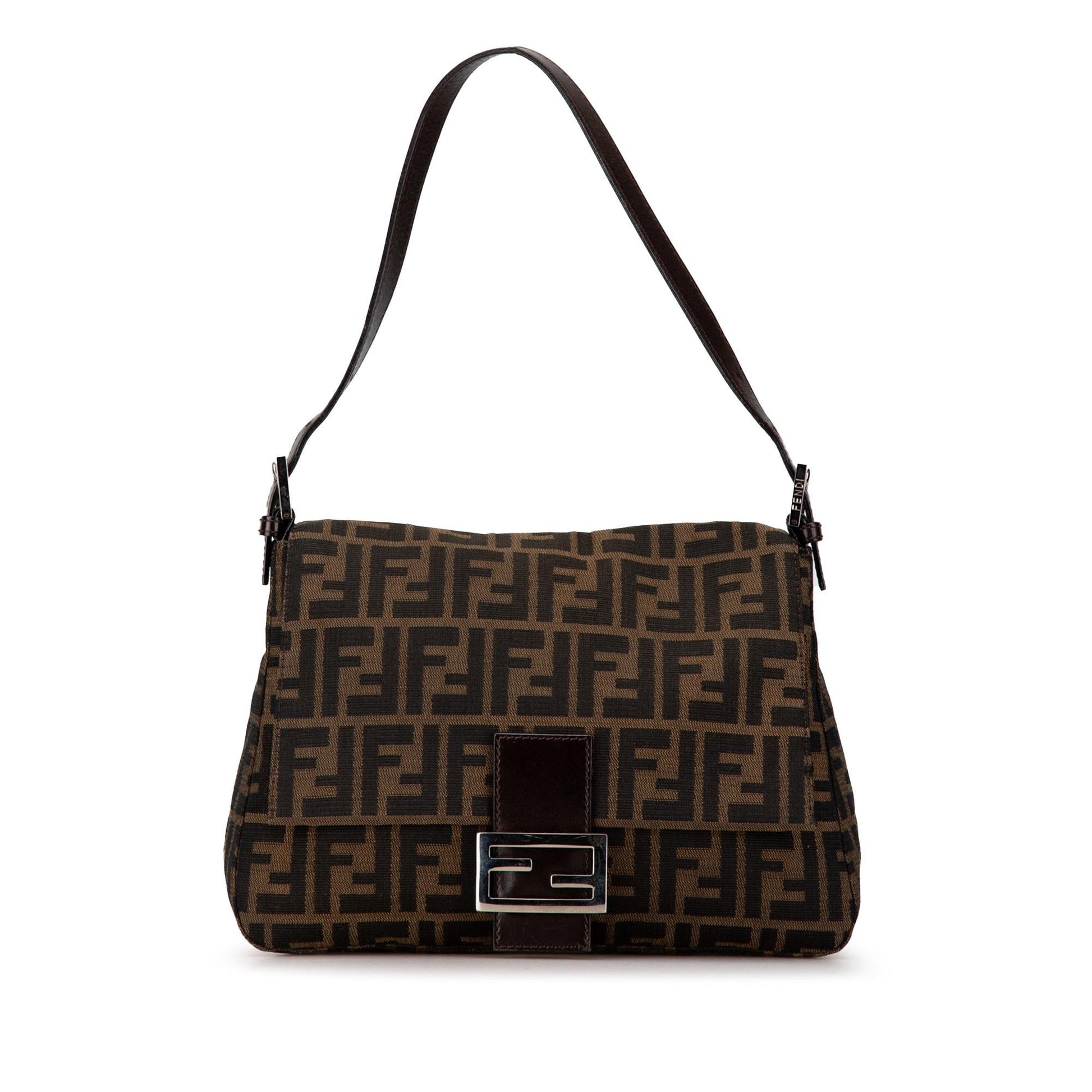 Fendi Zucca Mamma Forever Shg Dbk41W Shoulder Bag Canvas