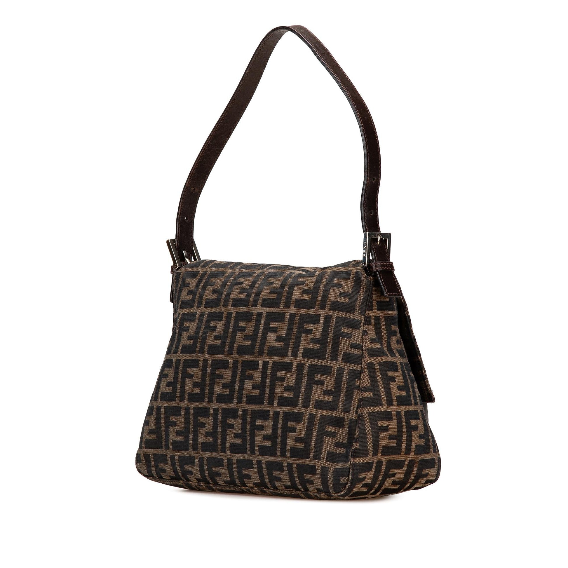 Fendi Zucca Mamma Forever Shoulder Bag Canvas Mamma Forever 2