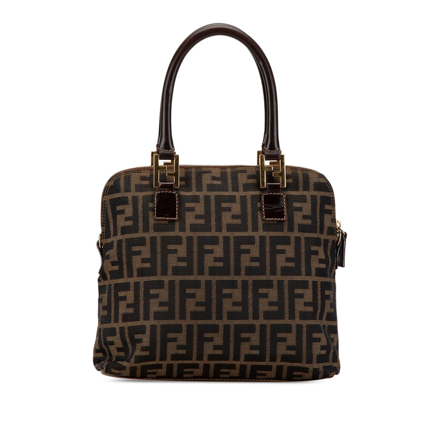 Fendi Zucca Satchel Shg Vwjr6Z Canvas Satchel Bag