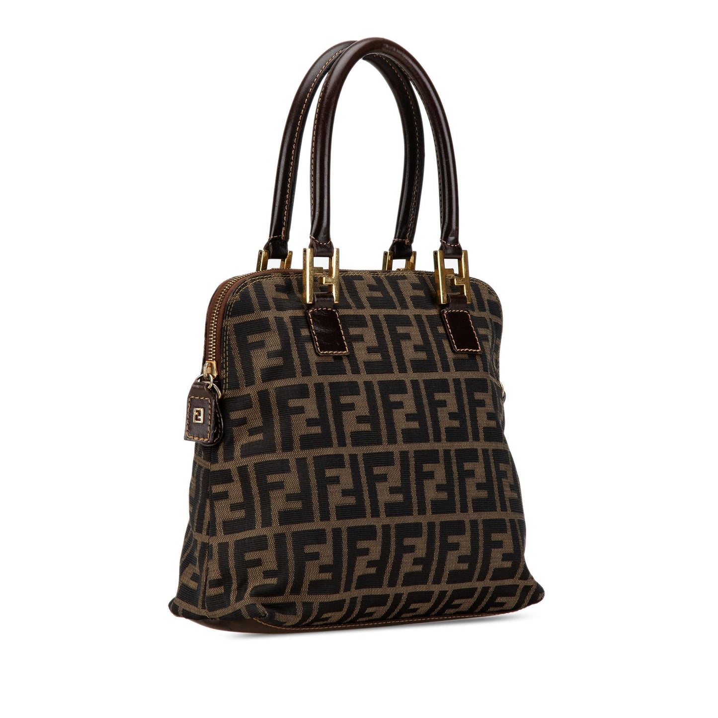 Fendi Zucca Satchel Shg Vwjr6Z Canvas Satchel Bag