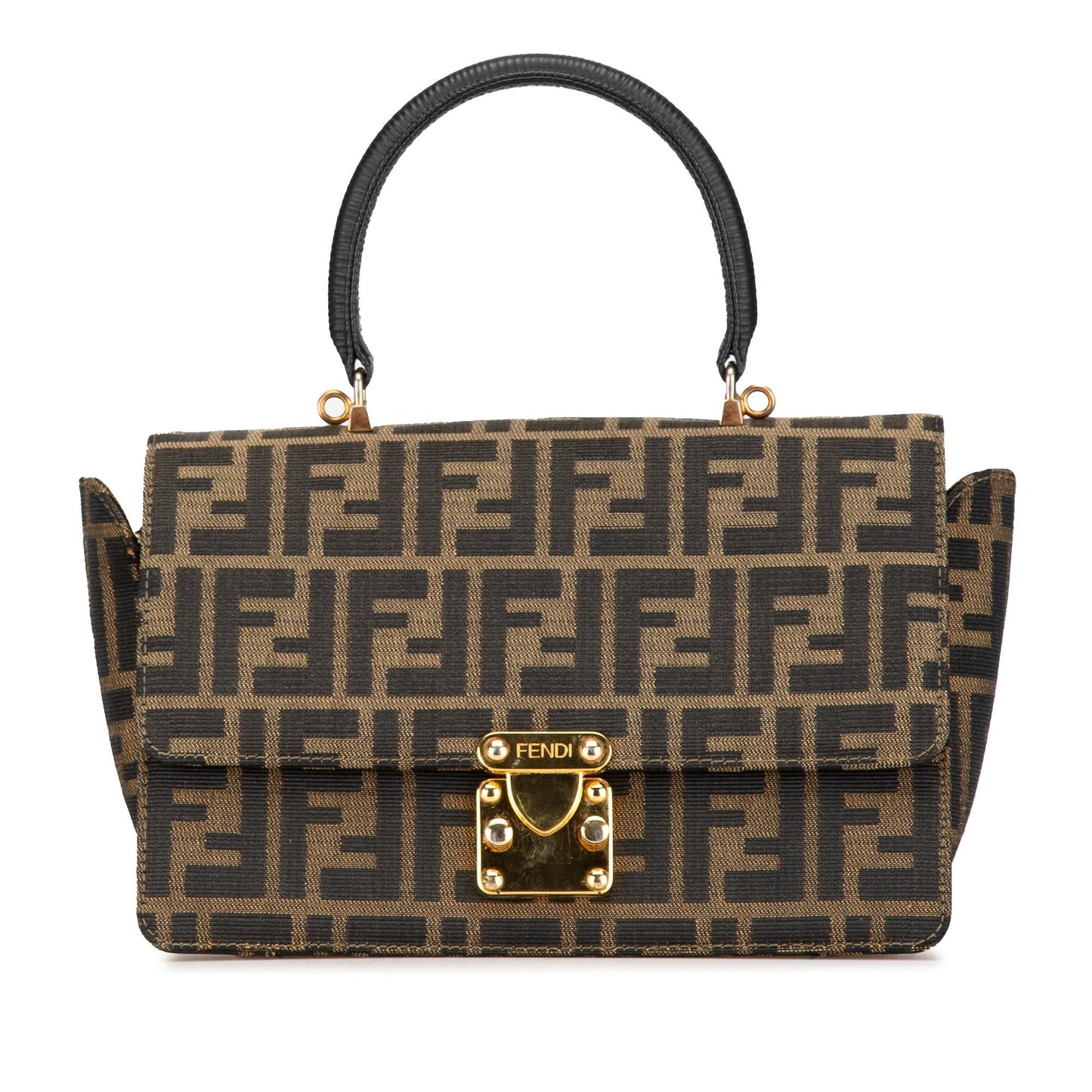 Fendi Zucca Satchel Shg Sl8Cxx Canvas Satchel Bag