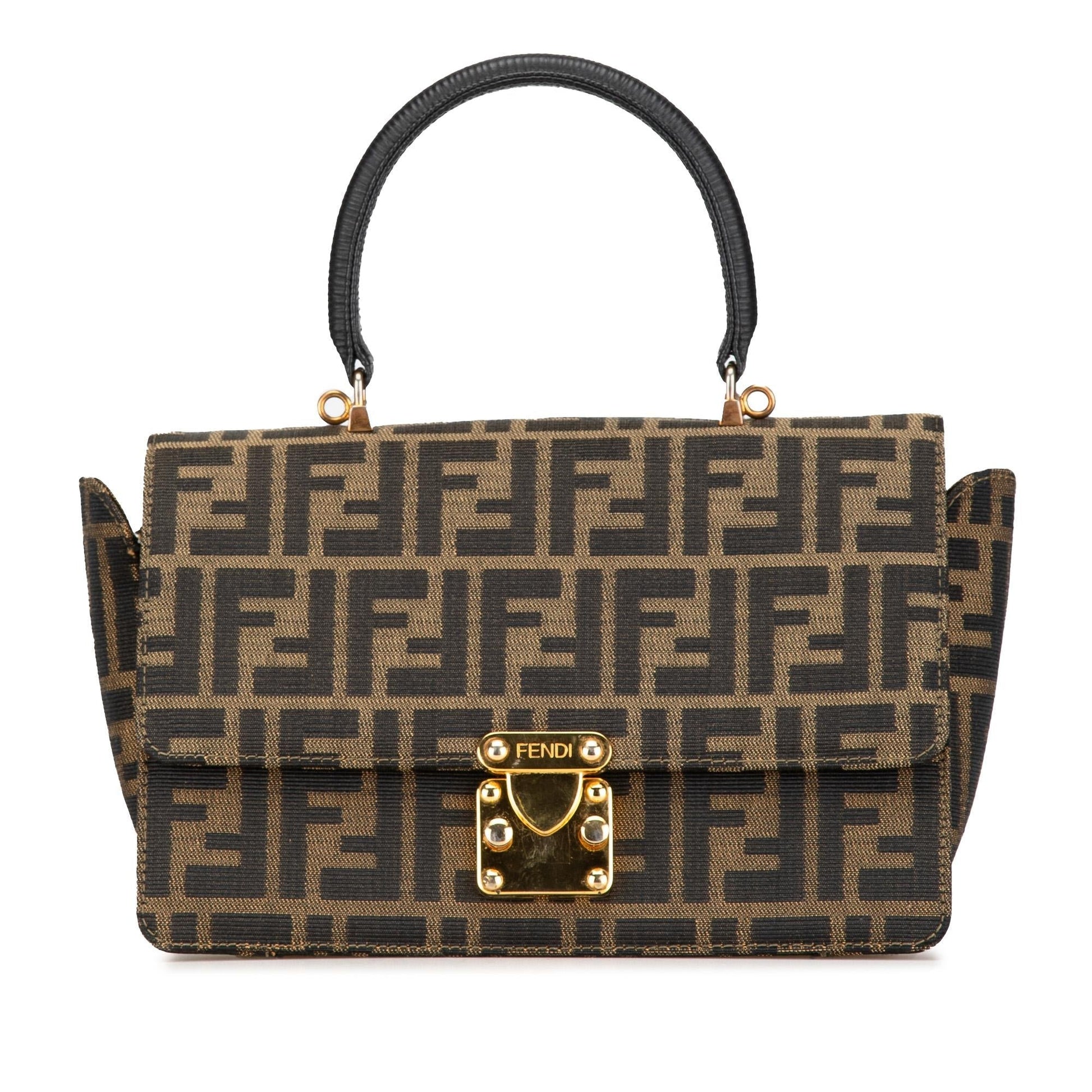 Fendi Zucca Satchel Shg Sl8Cxx Canvas Satchel Bag