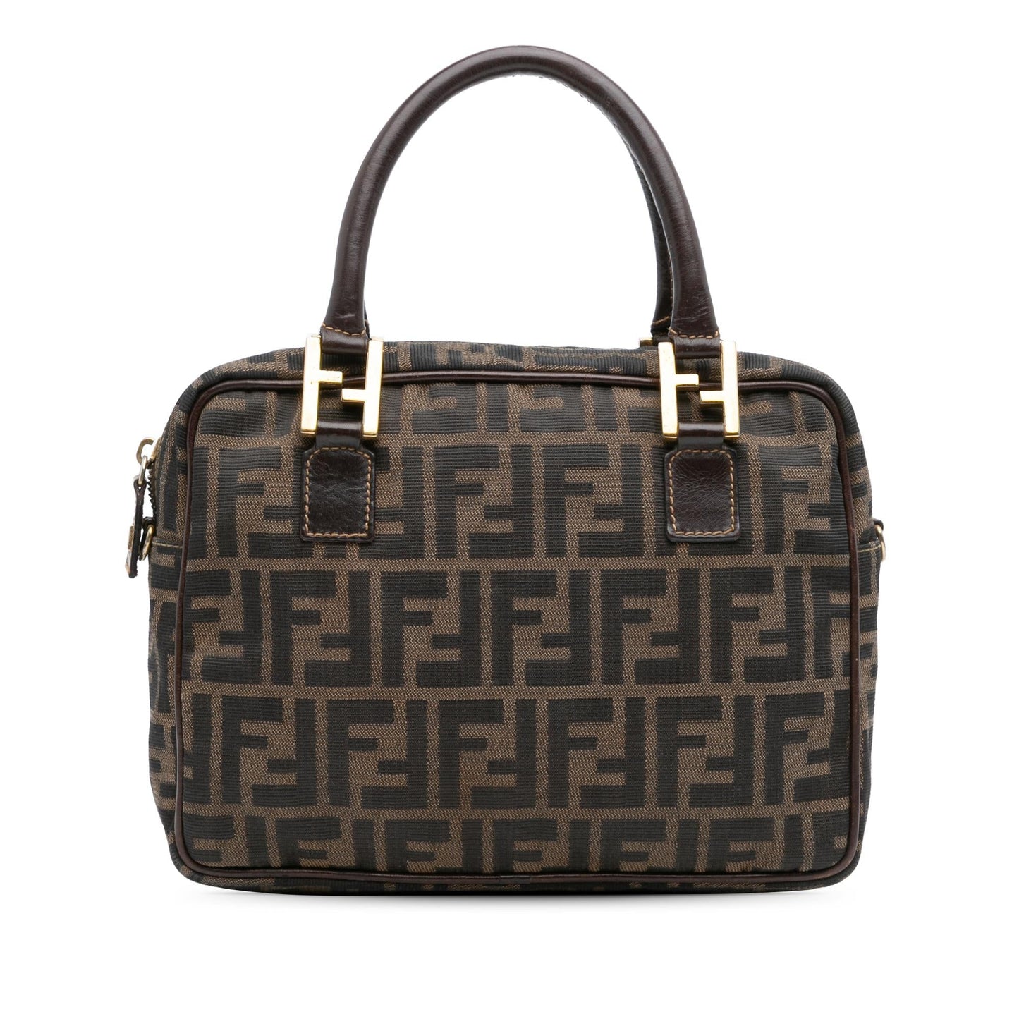 Fendi Zucca Satchel Canvas Satchel Bag