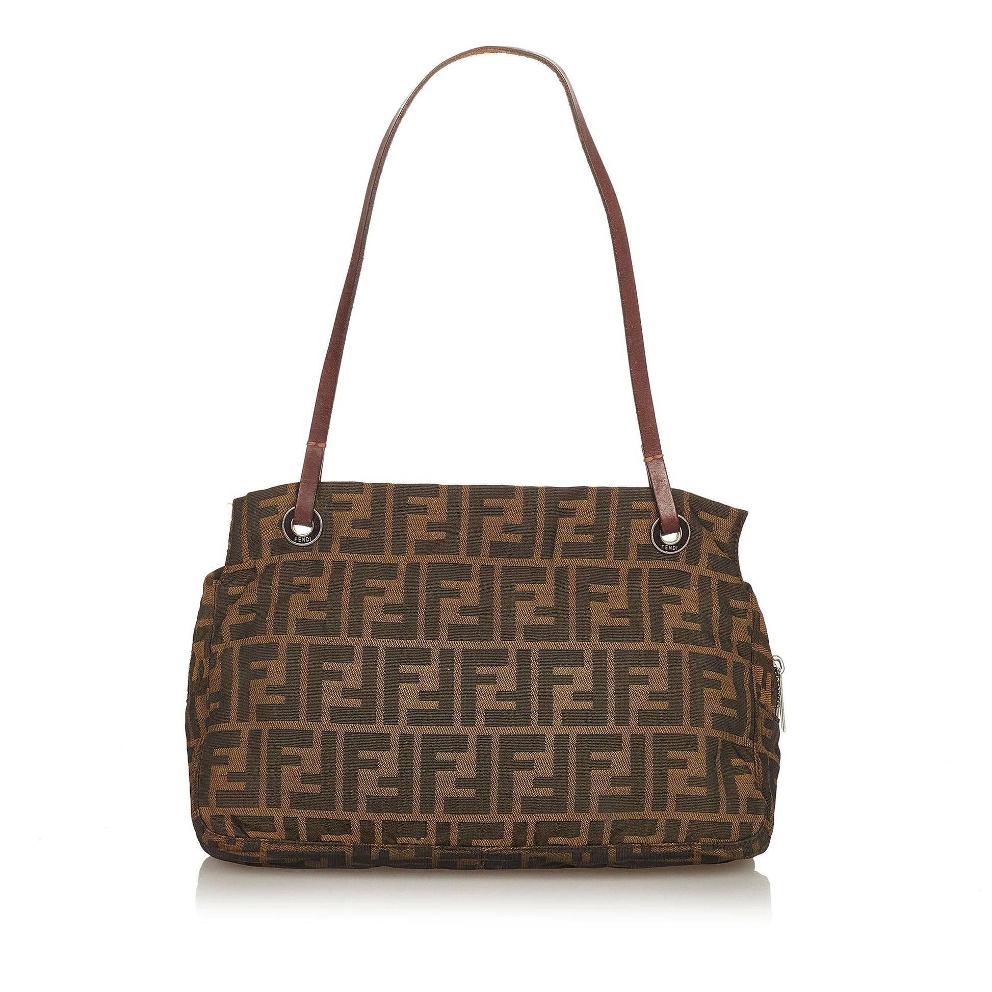 Fendi Zucca Shoulder Bag Shg Canvas Bag Shg 26290