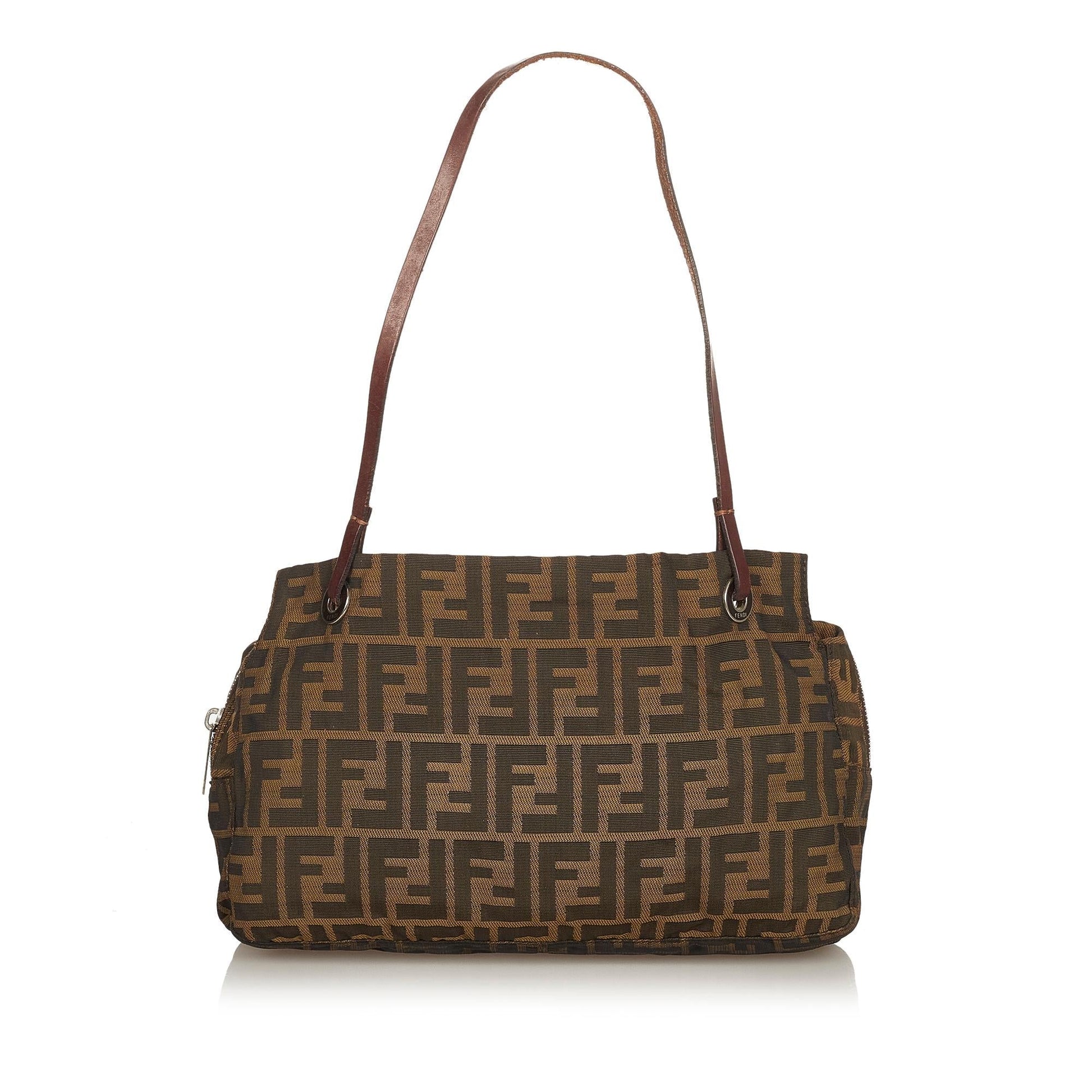 Fendi Zucca Shoulder Bag Shg Canvas Bag Shg 26290