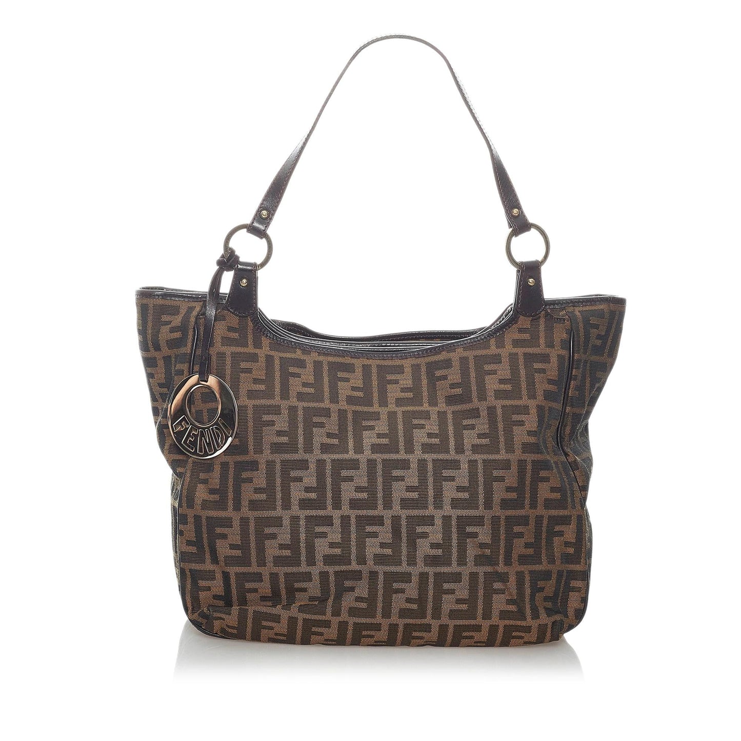Fendi Zucca Shoulder Bag Shg Canvas Bag Shg 30750