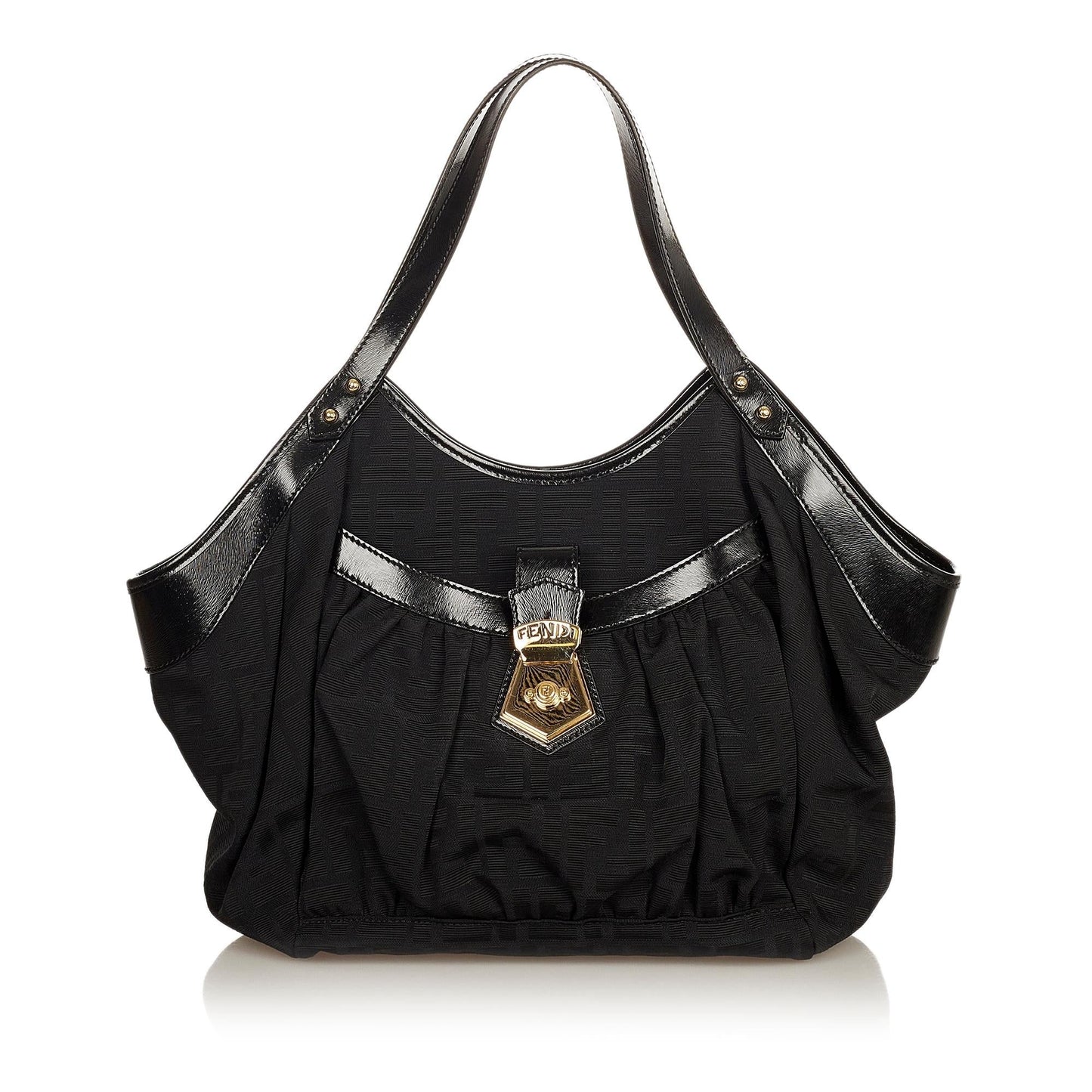 Fendi Zucca Shoulder Bag Shg Canvas Bag Shg 31862