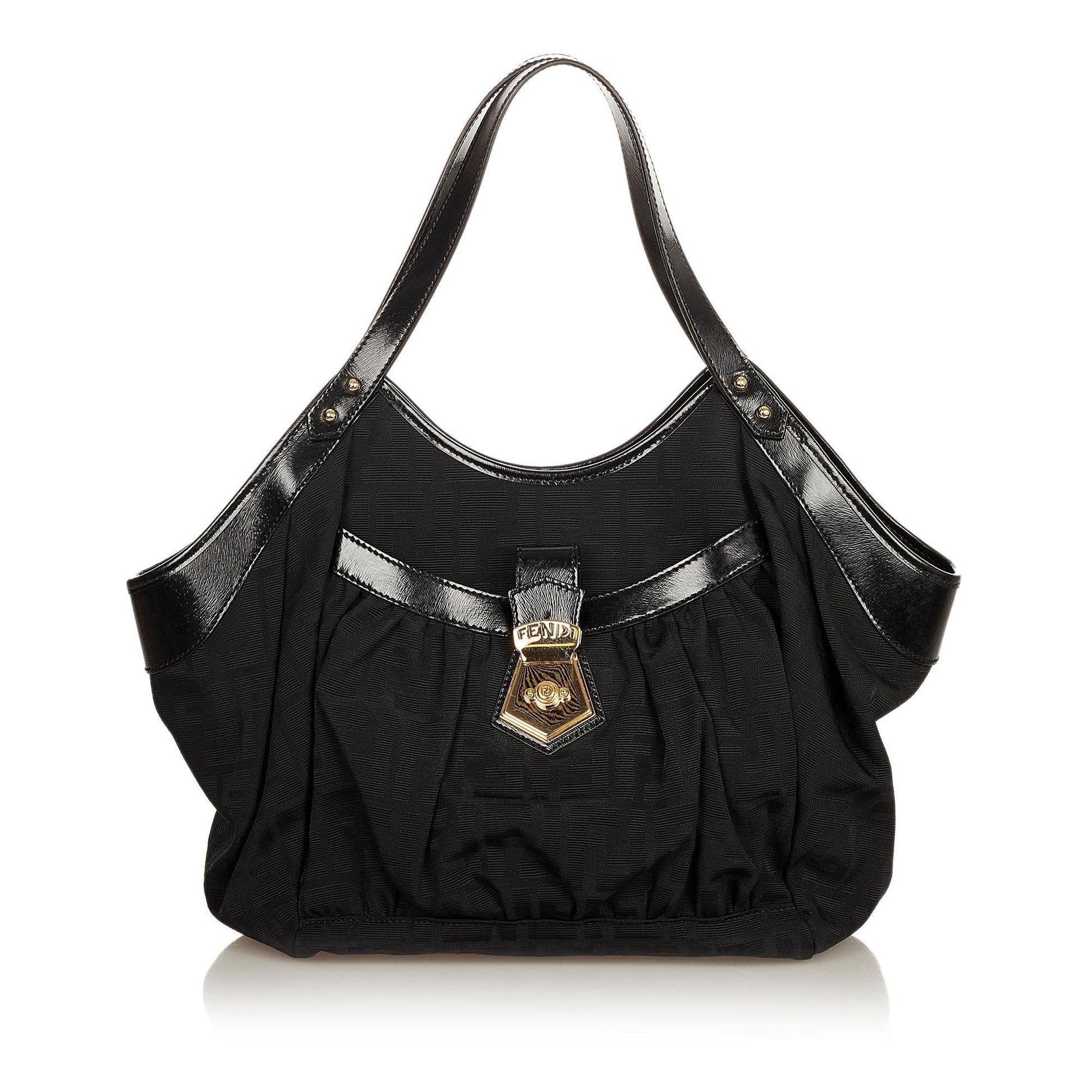 Fendi Zucca Shoulder Bag Shg Canvas Bag Shg 31862