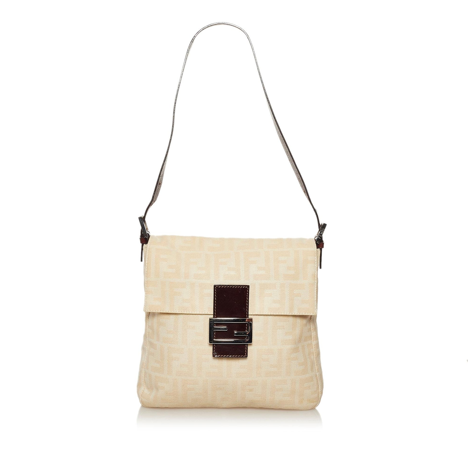 Fendi Zucca Shoulder Bag Shg Canvas Bag Shg 34841