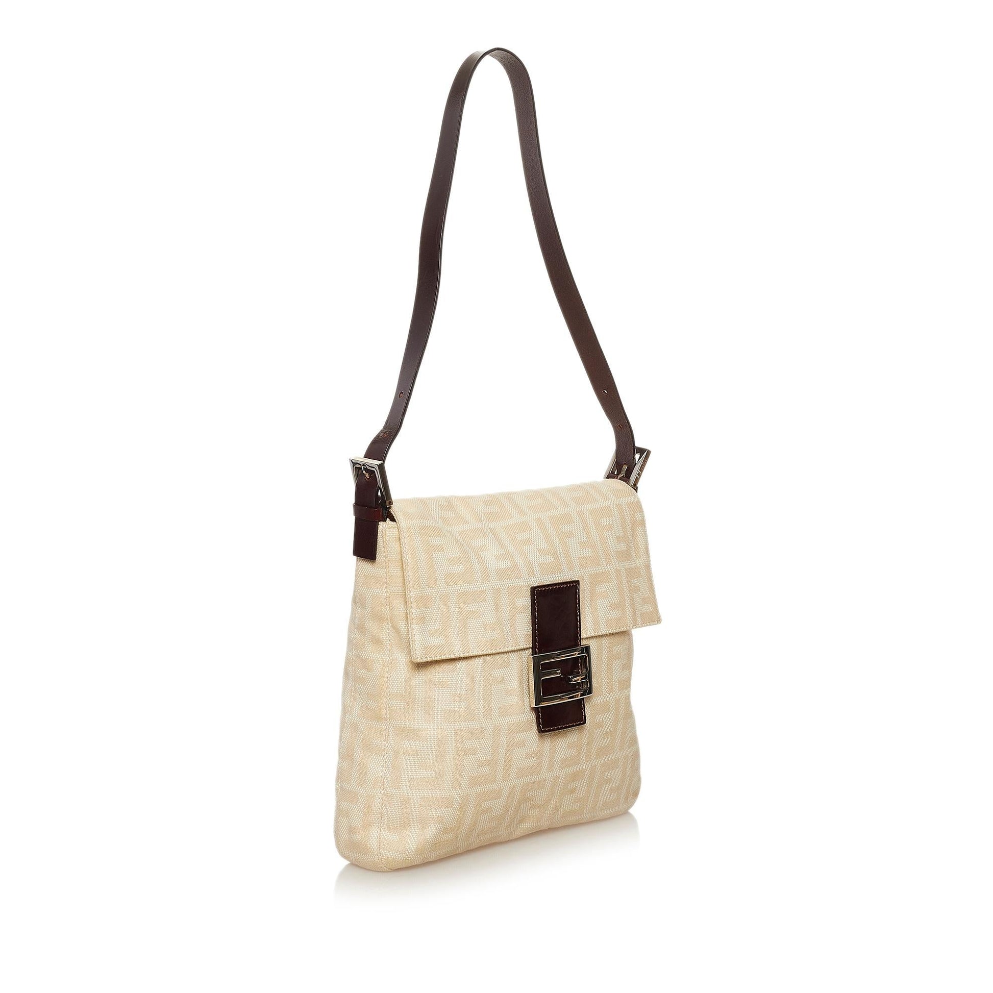 Fendi Zucca Shoulder Bag Shg Canvas Bag Shg 34841