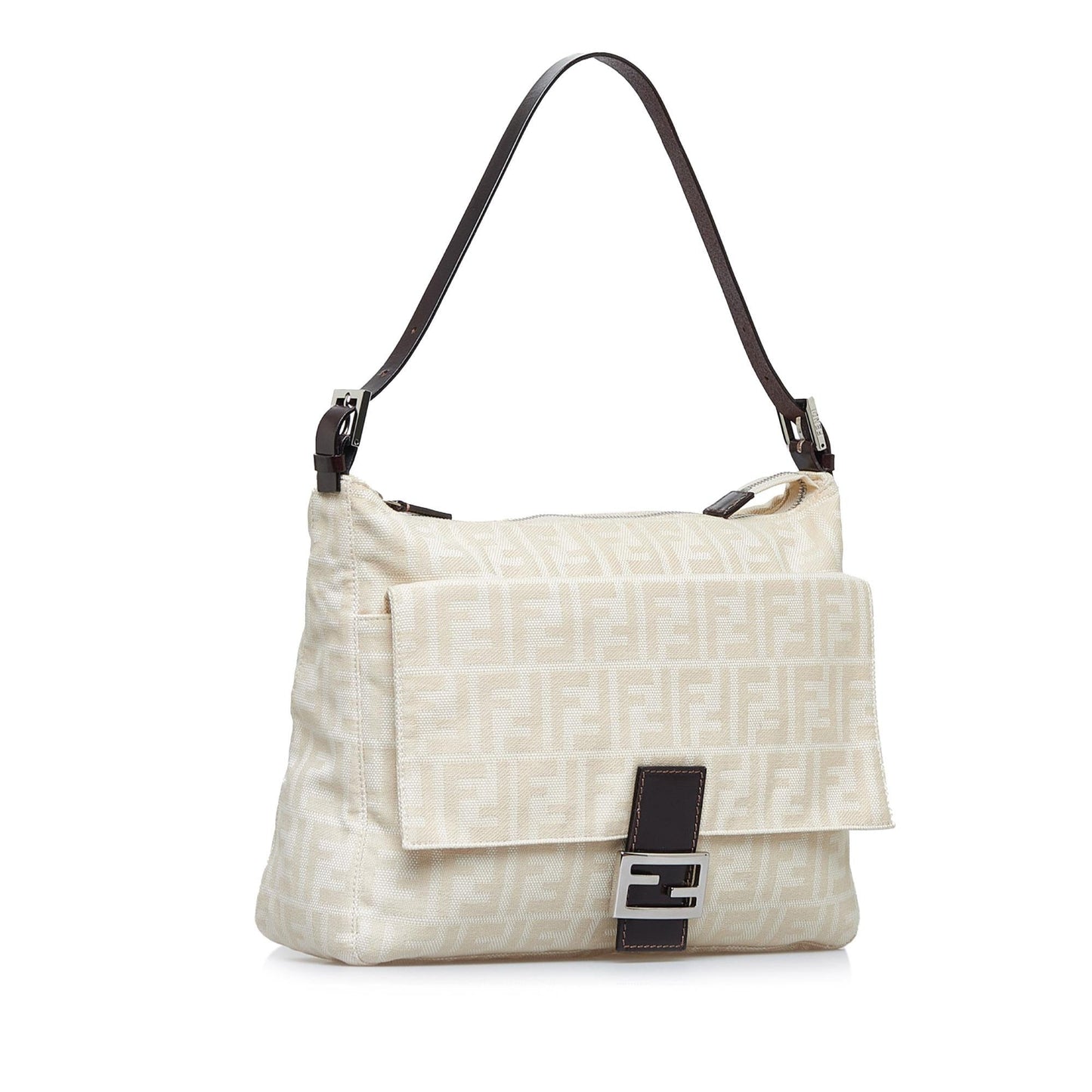 Fendi Zucca Shoulder Bag Shg Pqehok Canvas