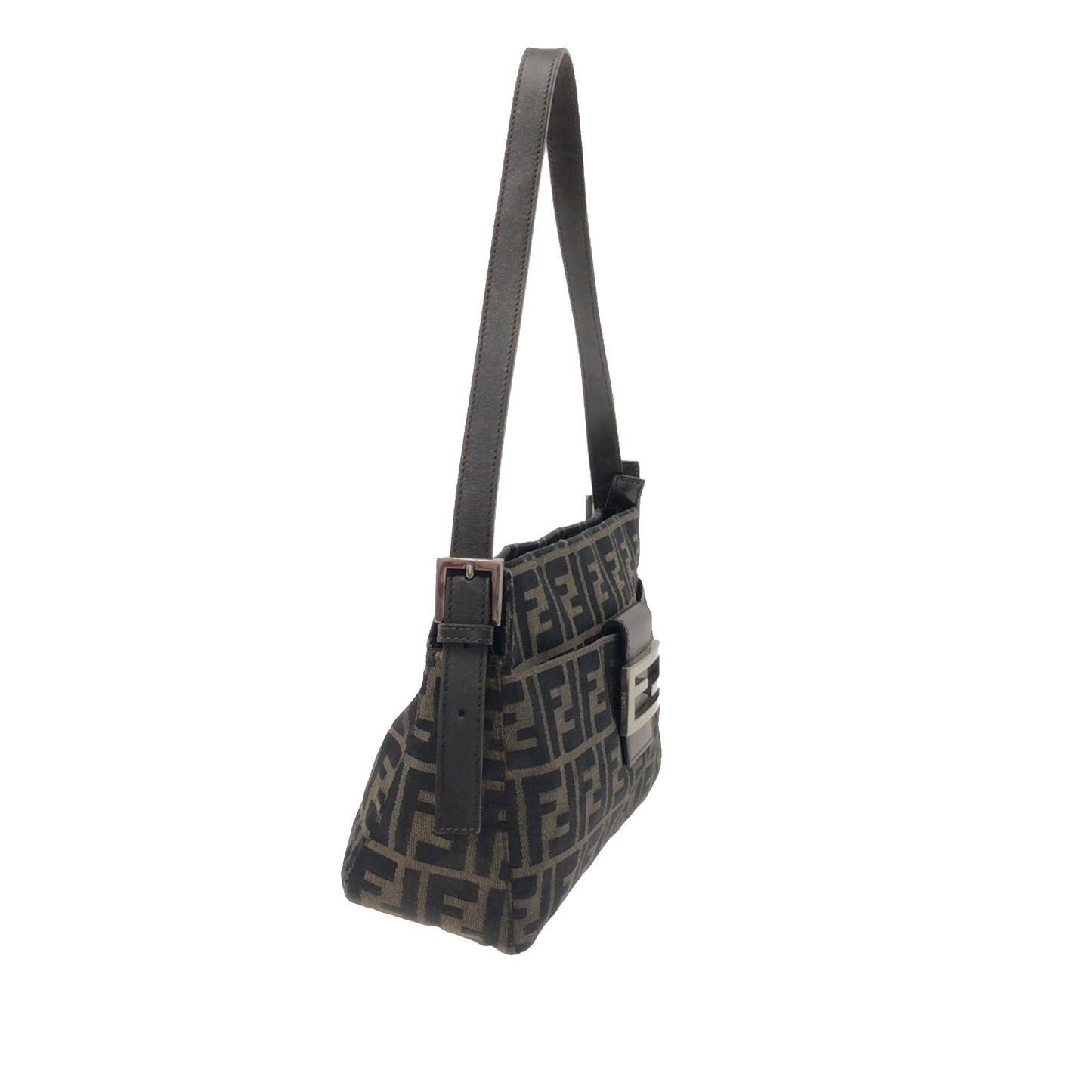 Fendi Zucca Shoulder Bag Shg Fodljp Canvas