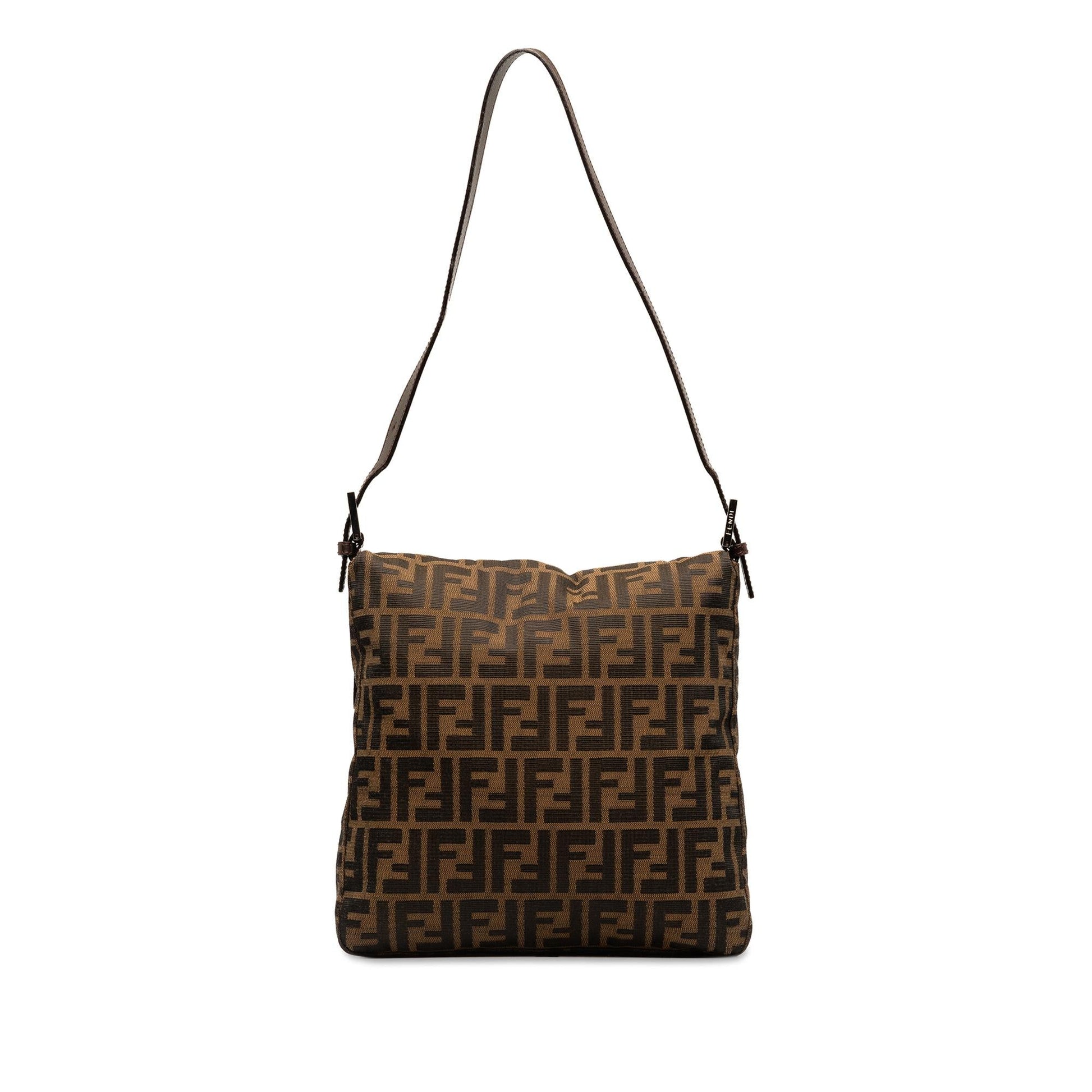 Fendi Zucca Shoulder Bag Canvas