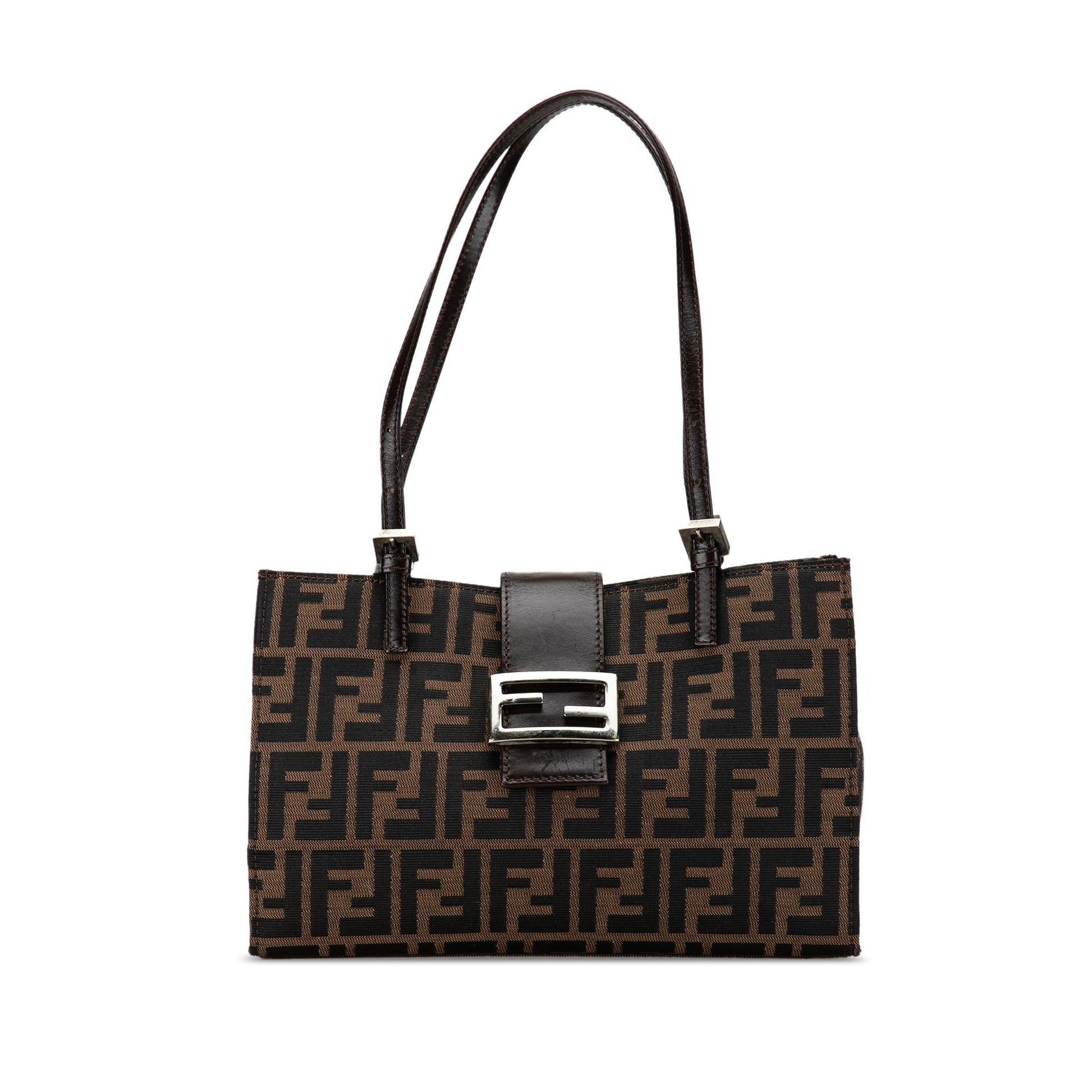 Fendi Zucca Shoulder Bag Shg Gvok0H Canvas