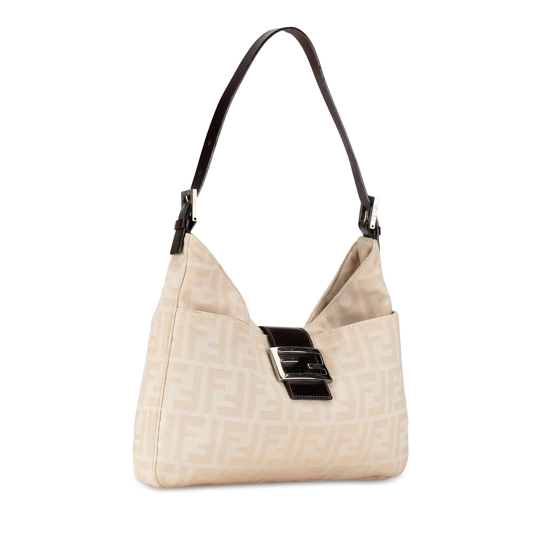 Fendi Zucca Shoulder Bag Shg Fcmqey Canvas