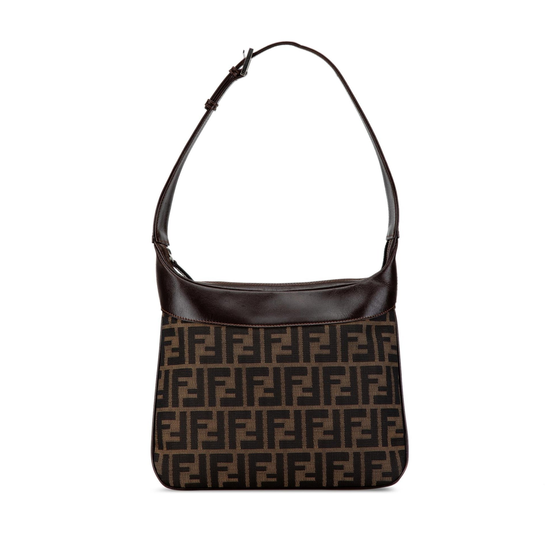 Fendi Zucca Shoulder Bag Shg Qsxvz4 Canvas