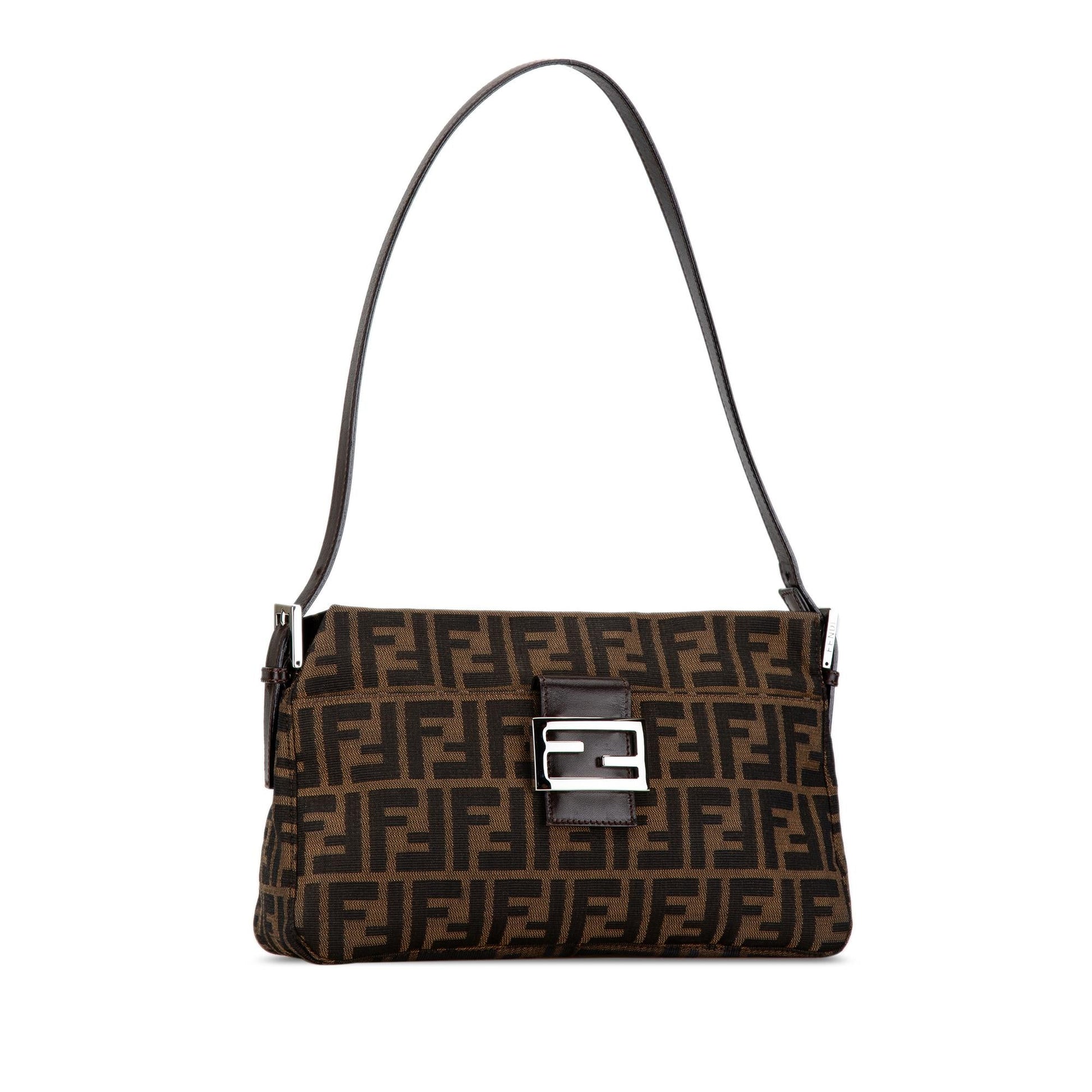 Fendi Zucca Shoulder Bag Shg 8Lpurv Canvas