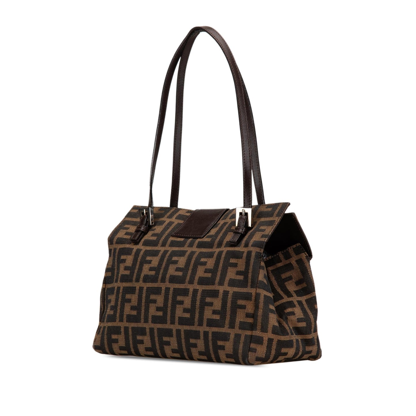 Fendi Zucca Shoulder Bag Shg Go7Jds Canvas