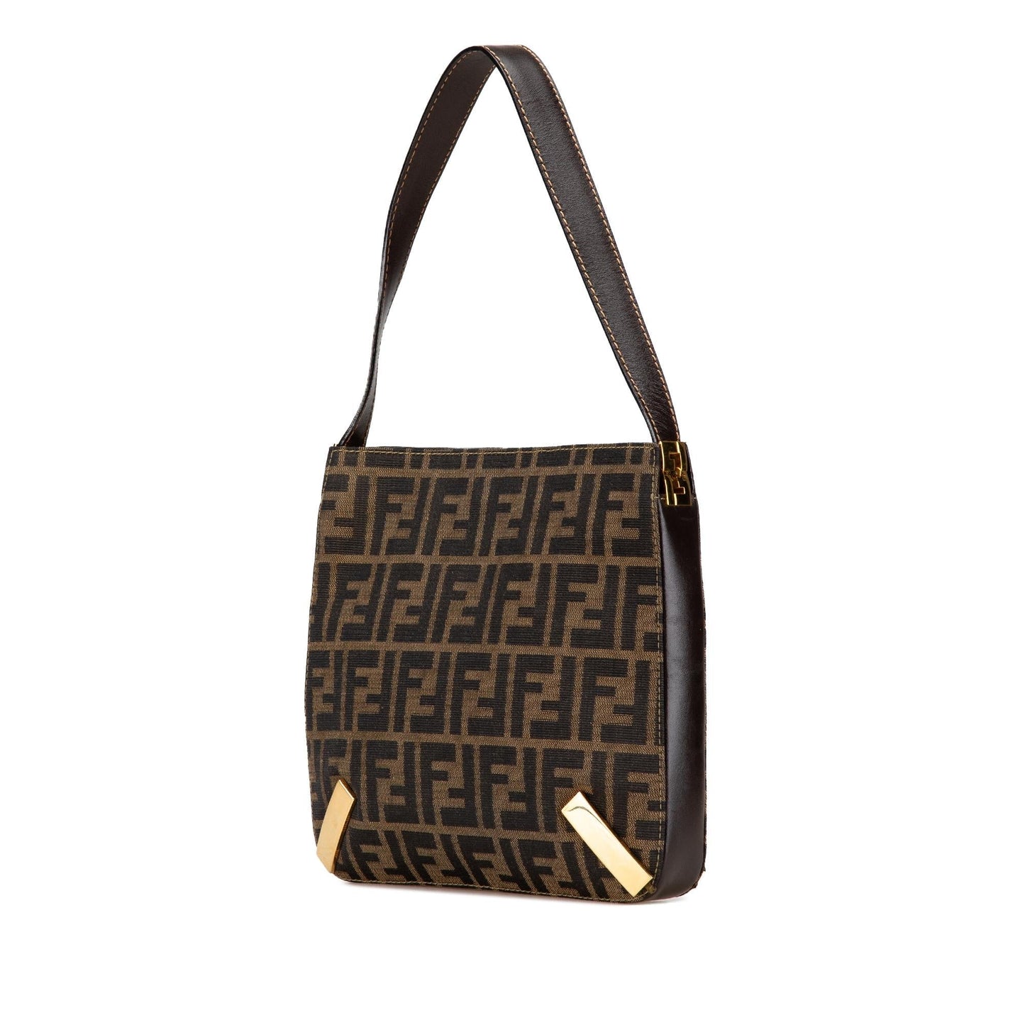 Fendi Zucca Shoulder Bag Canvas Shoulder Bag 11