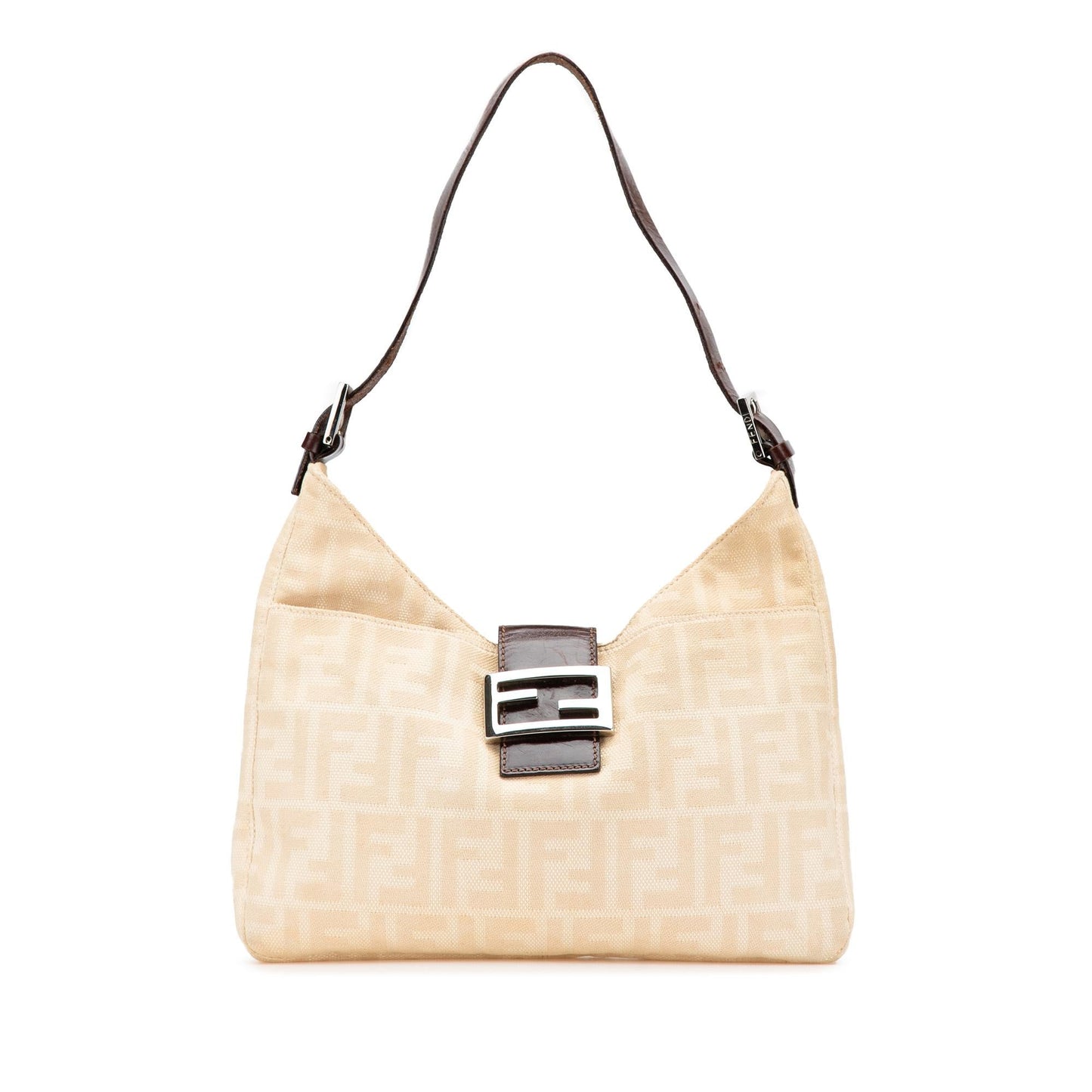 Fendi Zucca Shoulder Bag Canvas Shoulder Bag 13